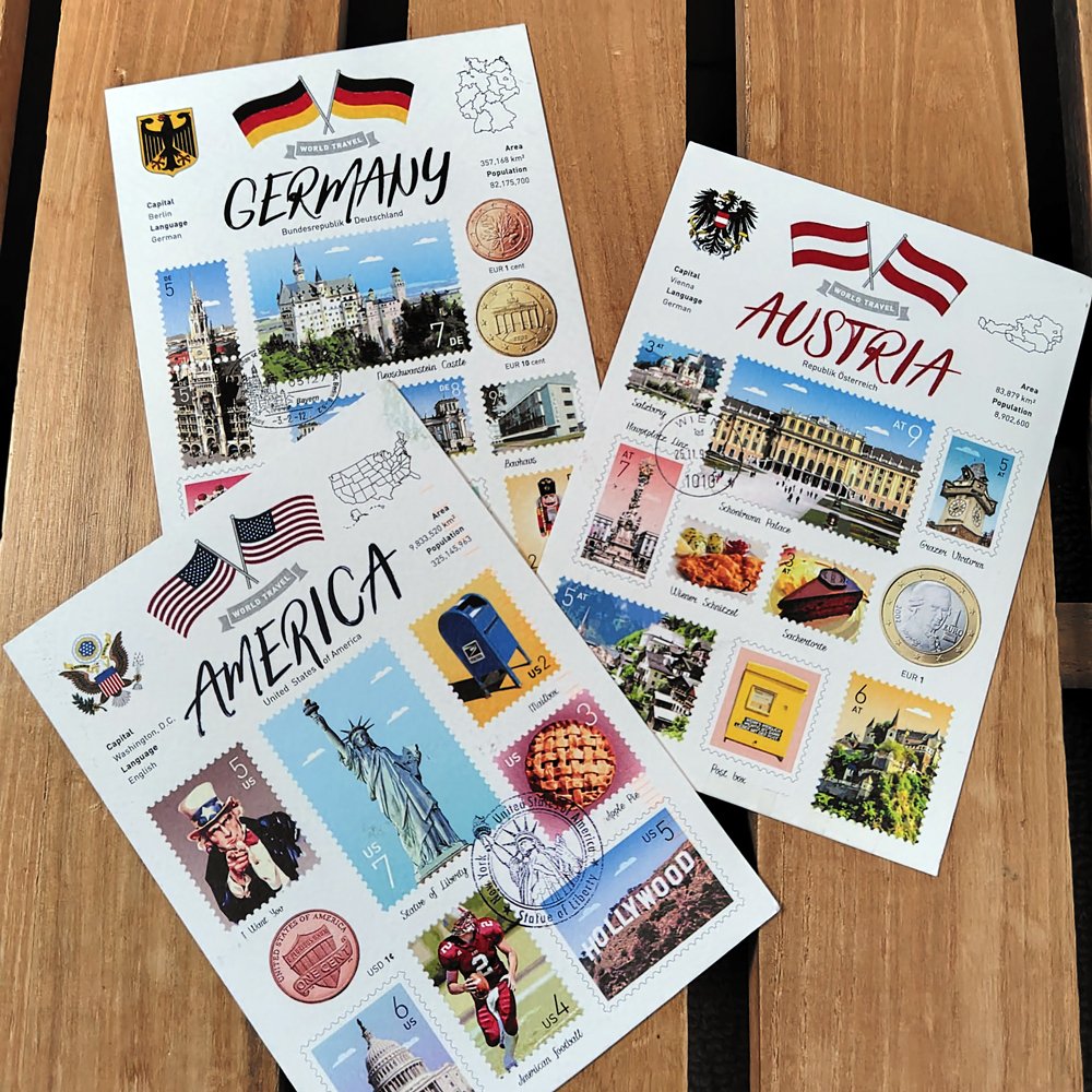 世界のシリーズものポストカード｜とほる