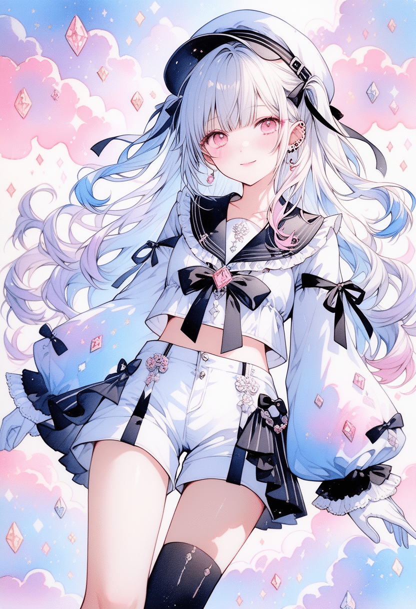 空と海、夢が交差する「ゆめかわマリン」の世界へ――イラストレーター