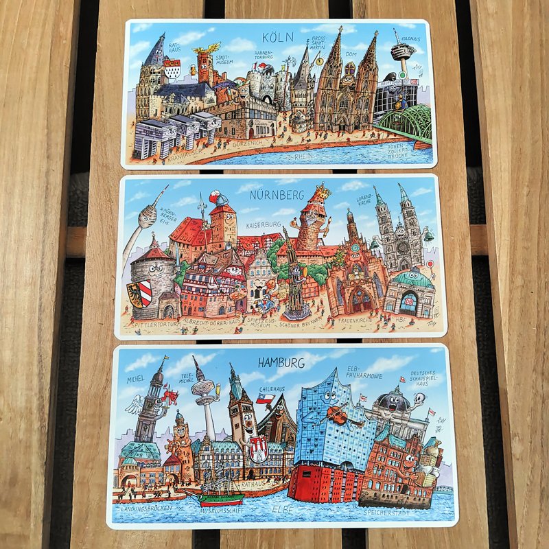 世界のシリーズものポストカード｜とほる