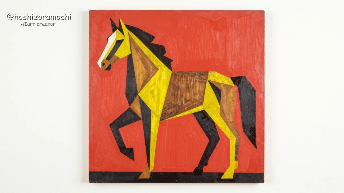 It's the Year of the Horse, so I had 30 horses drawn—A December night ...