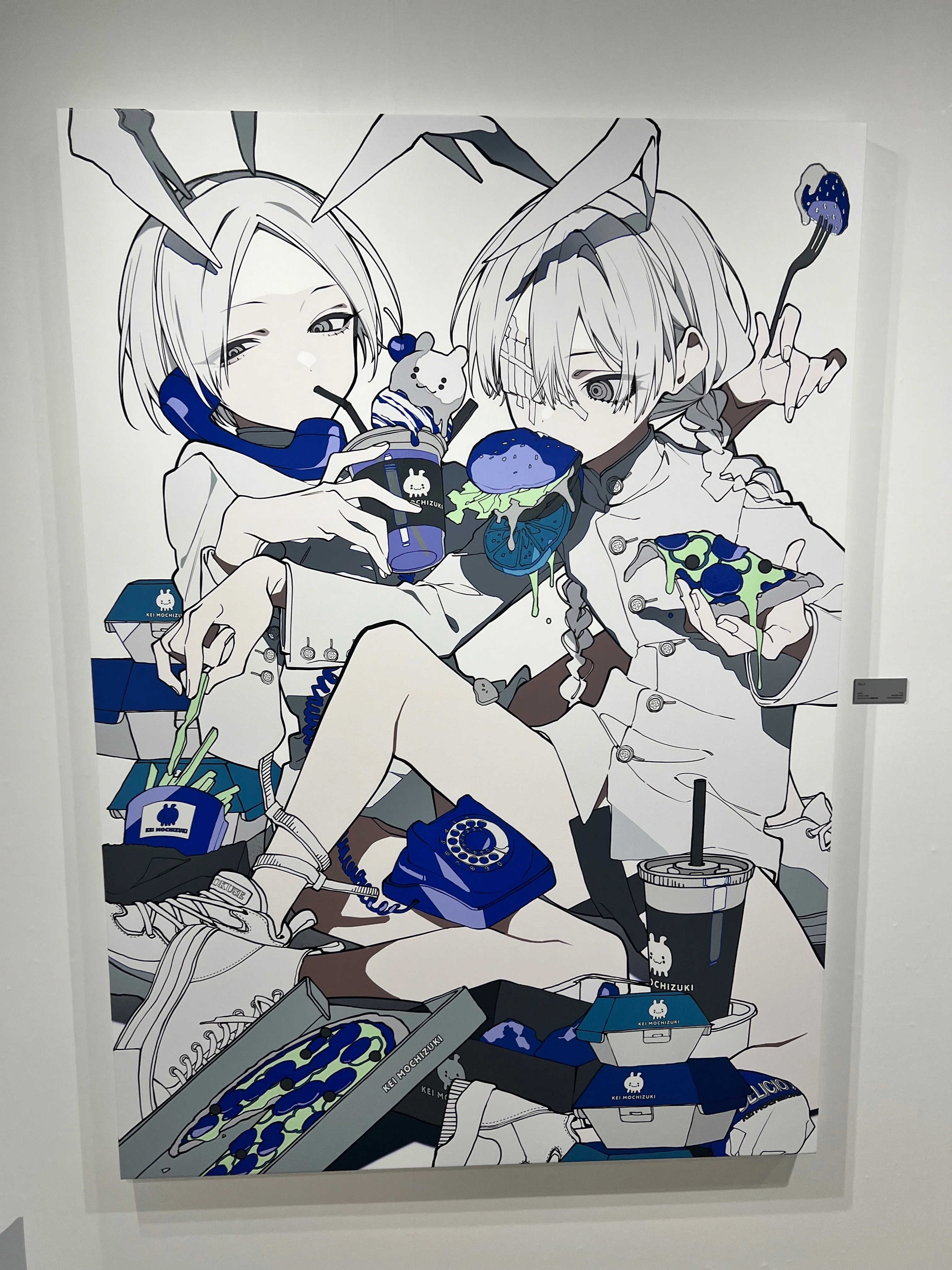望月けい個展 「俗世」 レポ｜みにたま