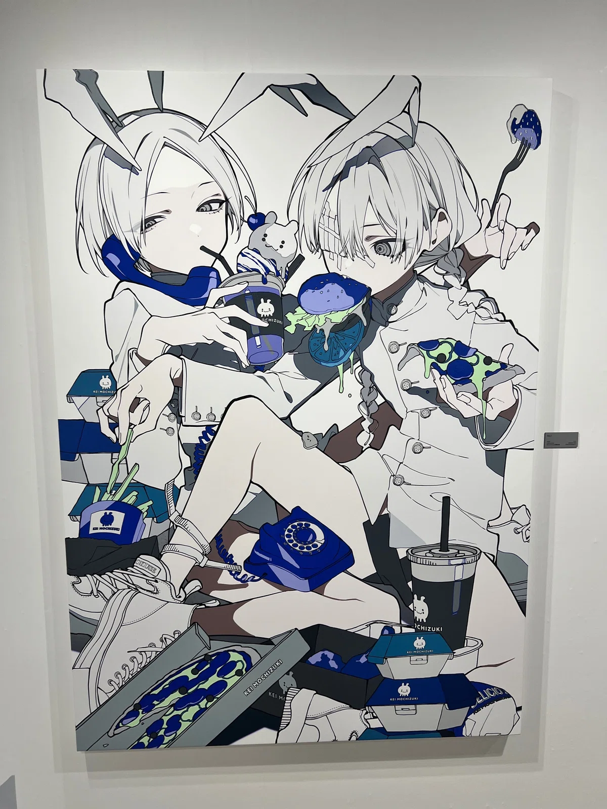 望月けい個展 「俗世」 レポ｜みにたま