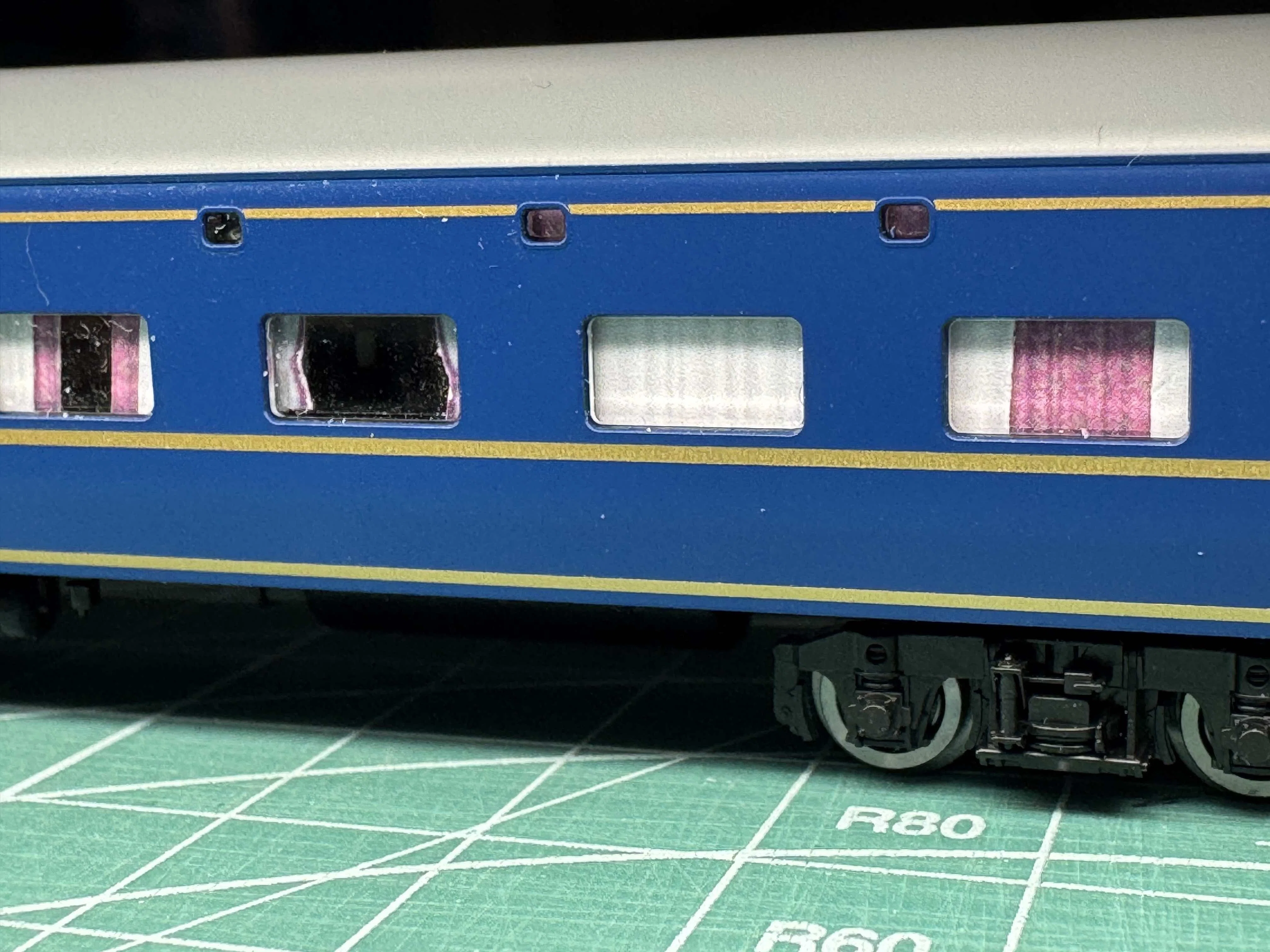 3002C 北斗星 ツインデラックス「オロネ25-500（東）」カーテンパーツ