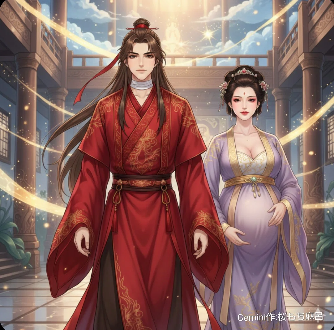 💭【天官賜福】3巻 謝憐『真っ赤な服で天界へ.‼️』そんな場面あっ