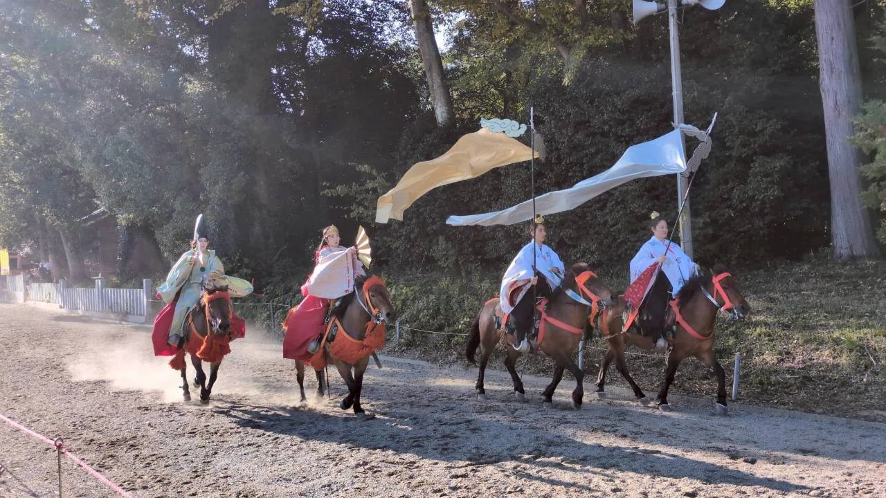漆拾捌 古の馬術が蘇る、馬上武芸奉納まつり｜銭湯民族 祭屋人