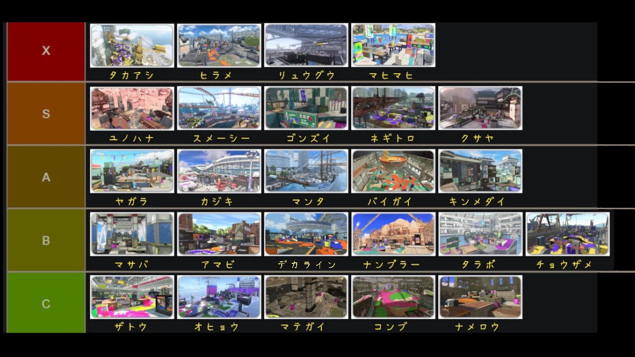 (オークション用) スプラトゥーン3裏側(写真)(非購入用) 2025年版】スプラトゥーン3 写真撮影用ステージTier ｜らい@まいにちアサリ