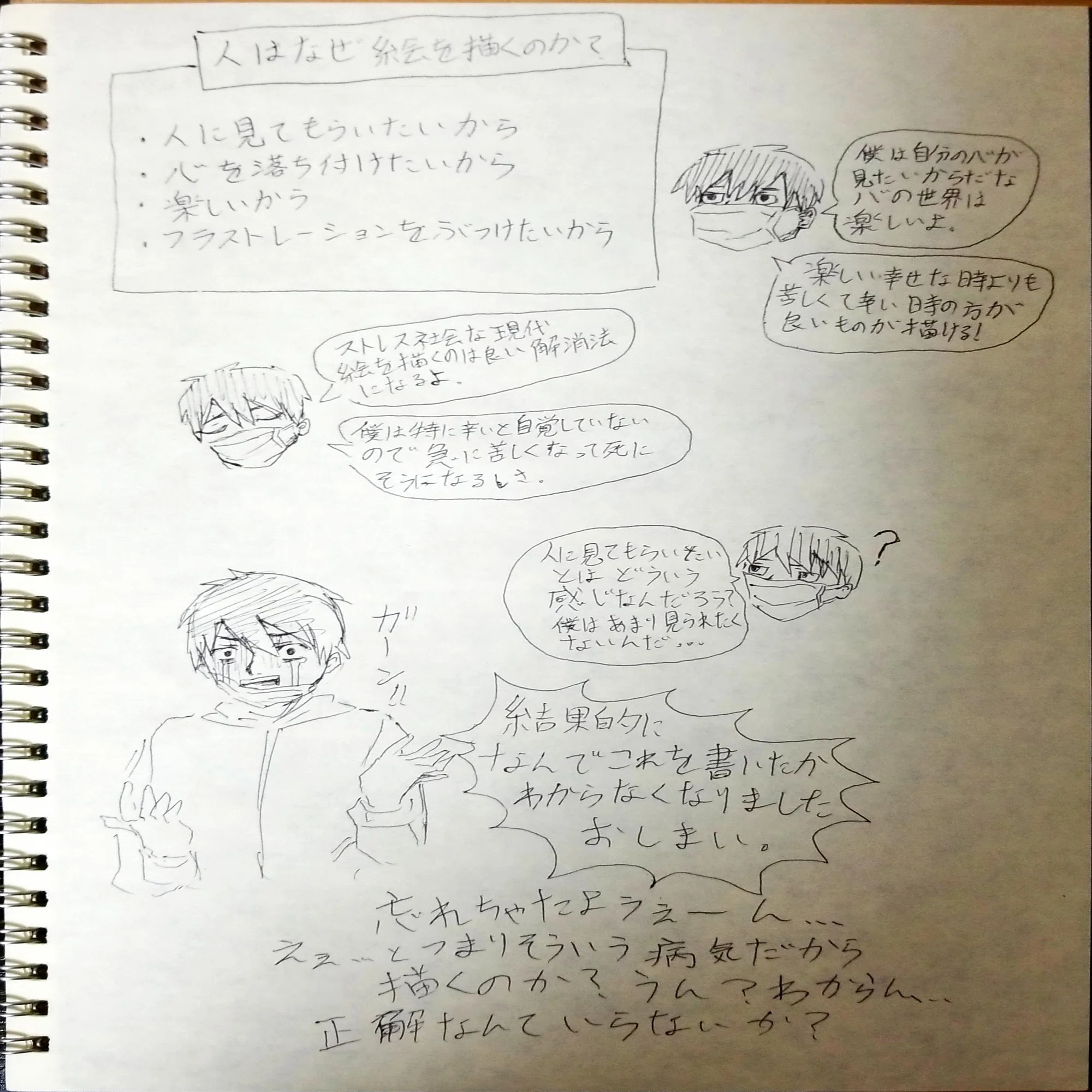 19歳の頃の絵を振り返ってみて、感じたこと•絵に対する姿勢。｜神里英征