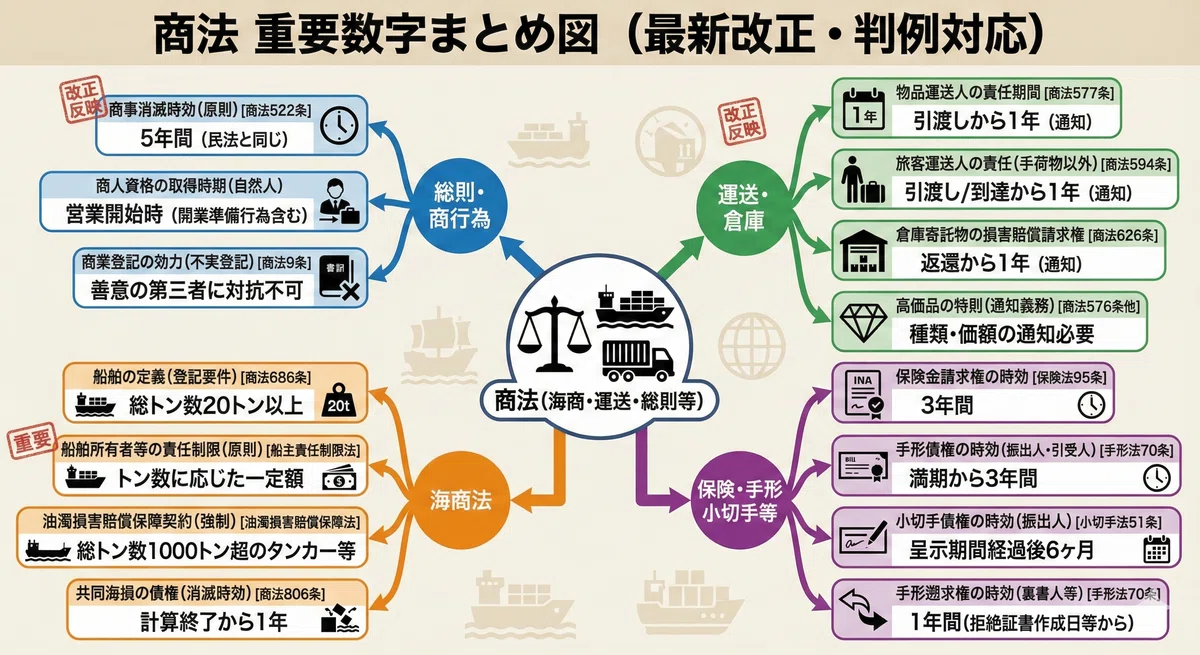 【137】行政書士試験重要数字まとめ図/令和8年度行政書士試験対策|法令択一知識CHANNEL