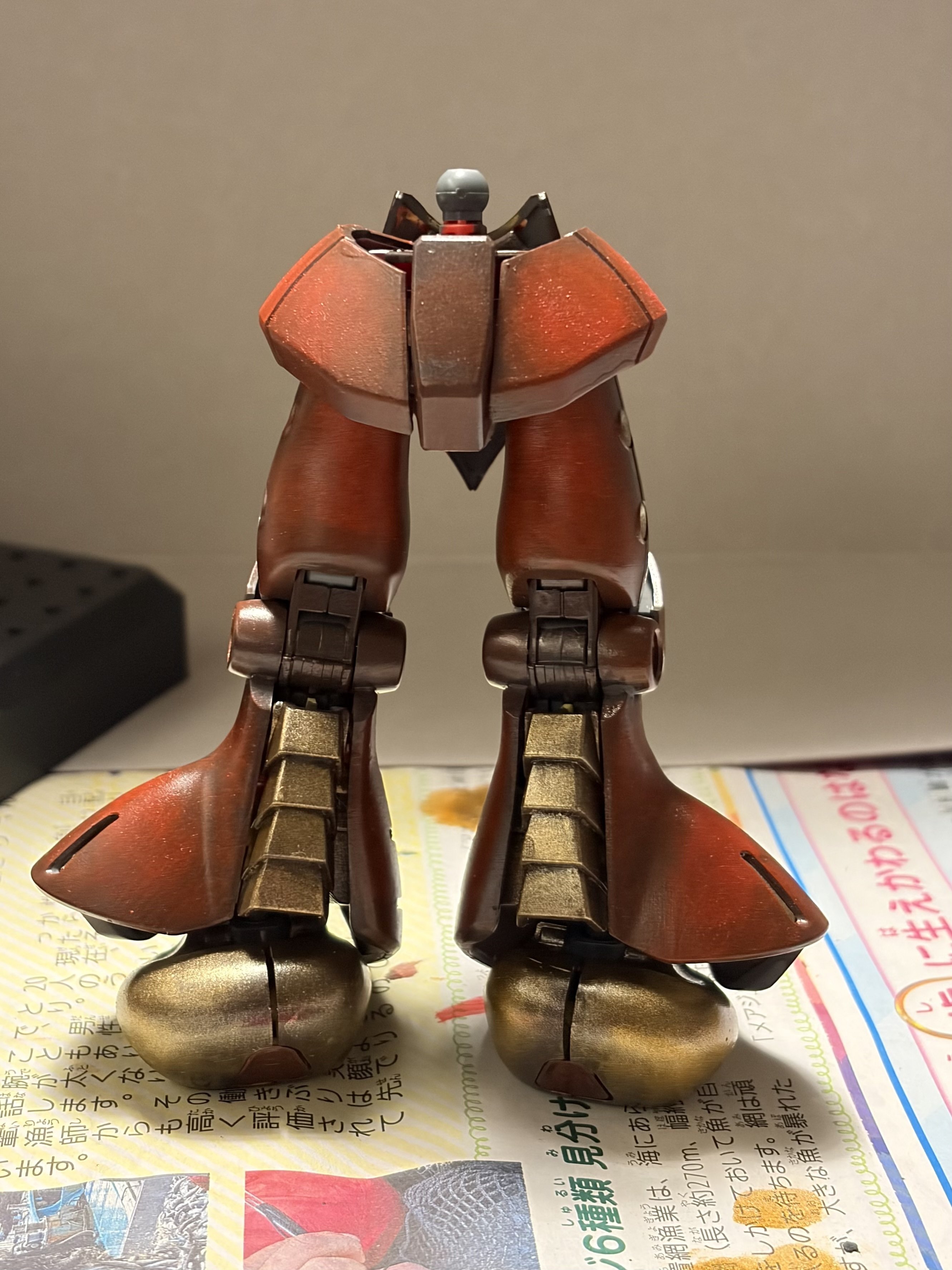 腰まで作った。今回は失敗なし。 キュベレイMk-II作成中④｜とうと