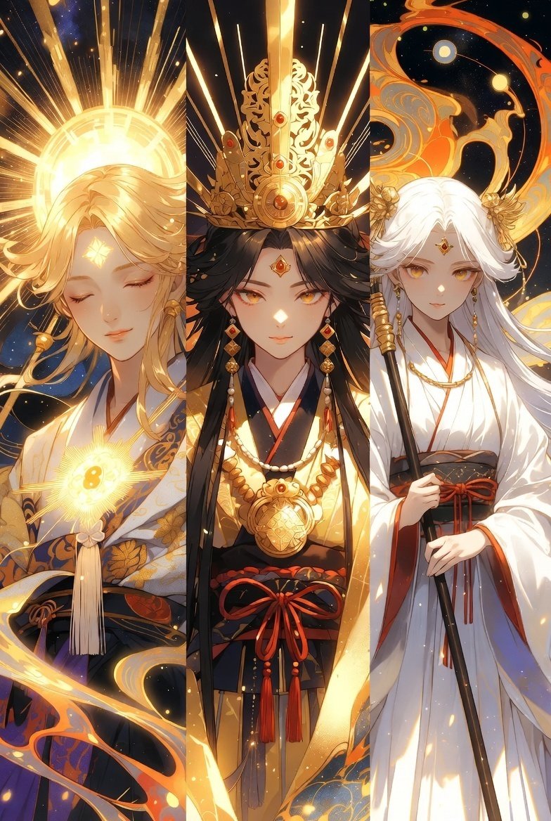 アマテラス・ツクヨミ、スサノオ — 三貴子(みはしらのうずみこ)を アマテラス・ツクヨミ、スサノオ — 三貴子(みはしらのうずみこ)を