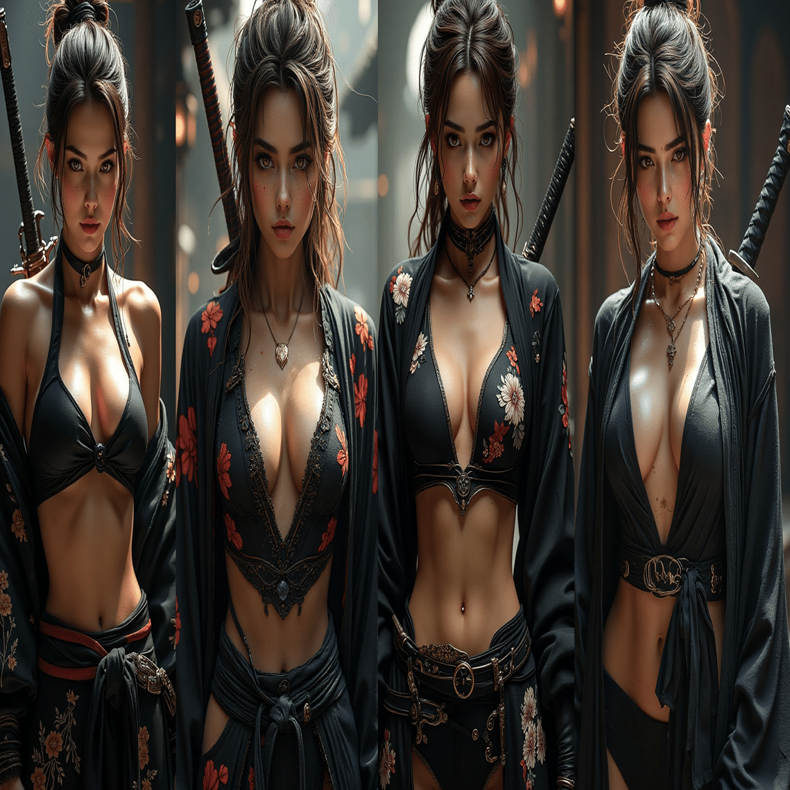 T*A様 ブロンズ 戦士像 女戦士アマゾネス サムライアマゾネス ─ 日本発、新たな精神性を持つ女性戦士たち育成