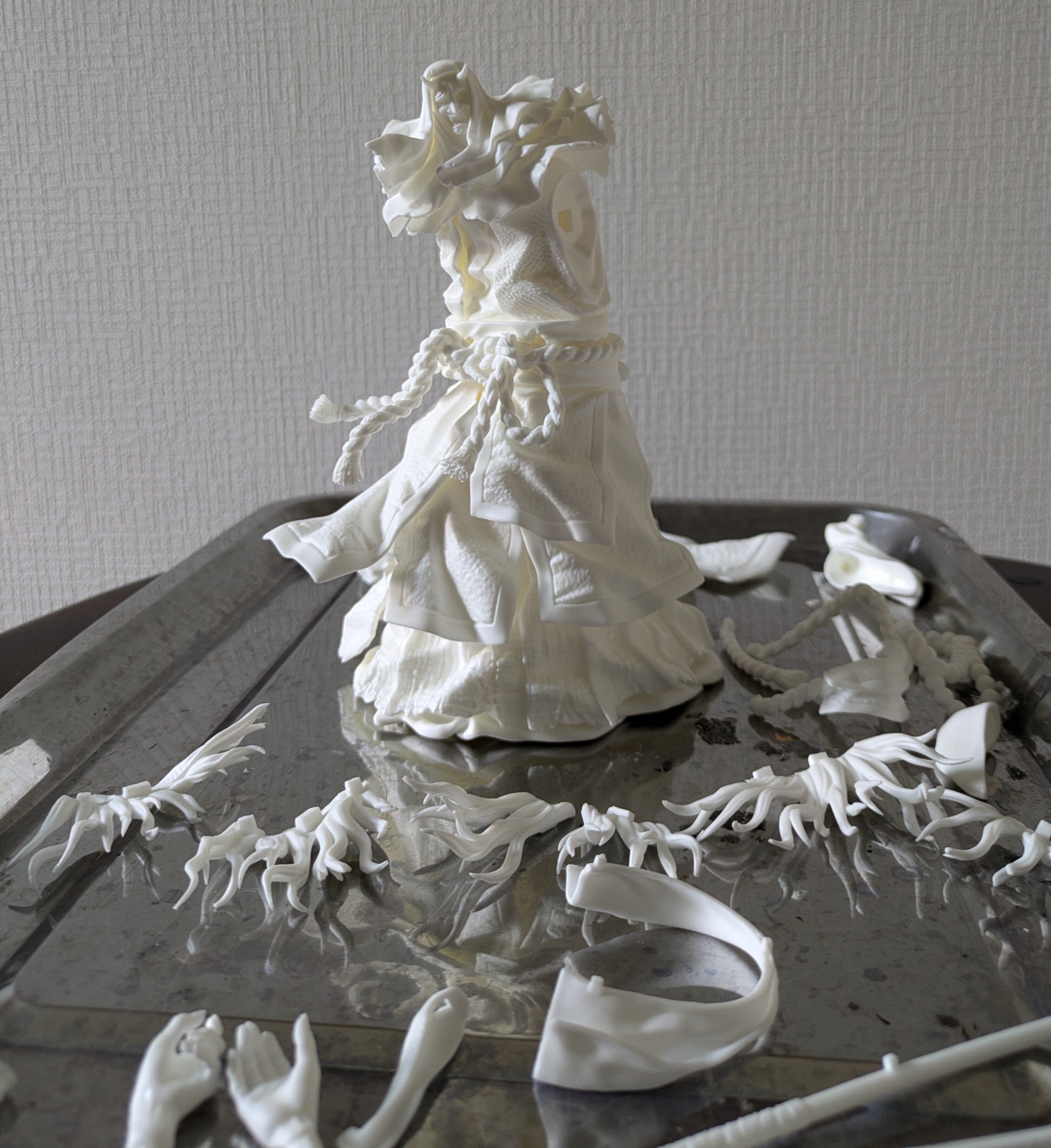 はじめに】ガレージキット塗装の記録① 「破戒僧」（SEKIRO）｜吉岡(KY)