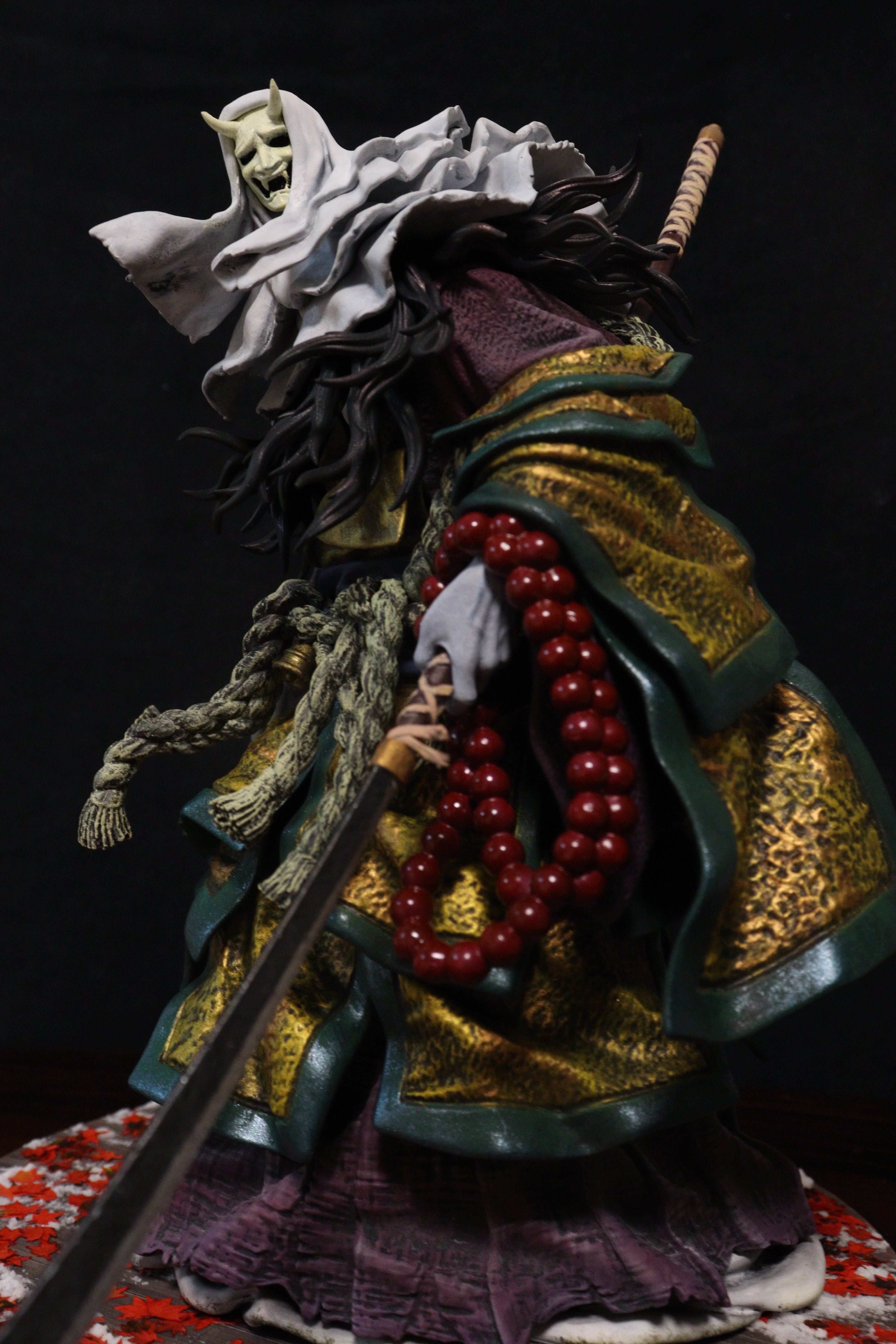 はじめに】ガレージキット塗装の記録① 「破戒僧」（SEKIRO）｜吉岡(KY)