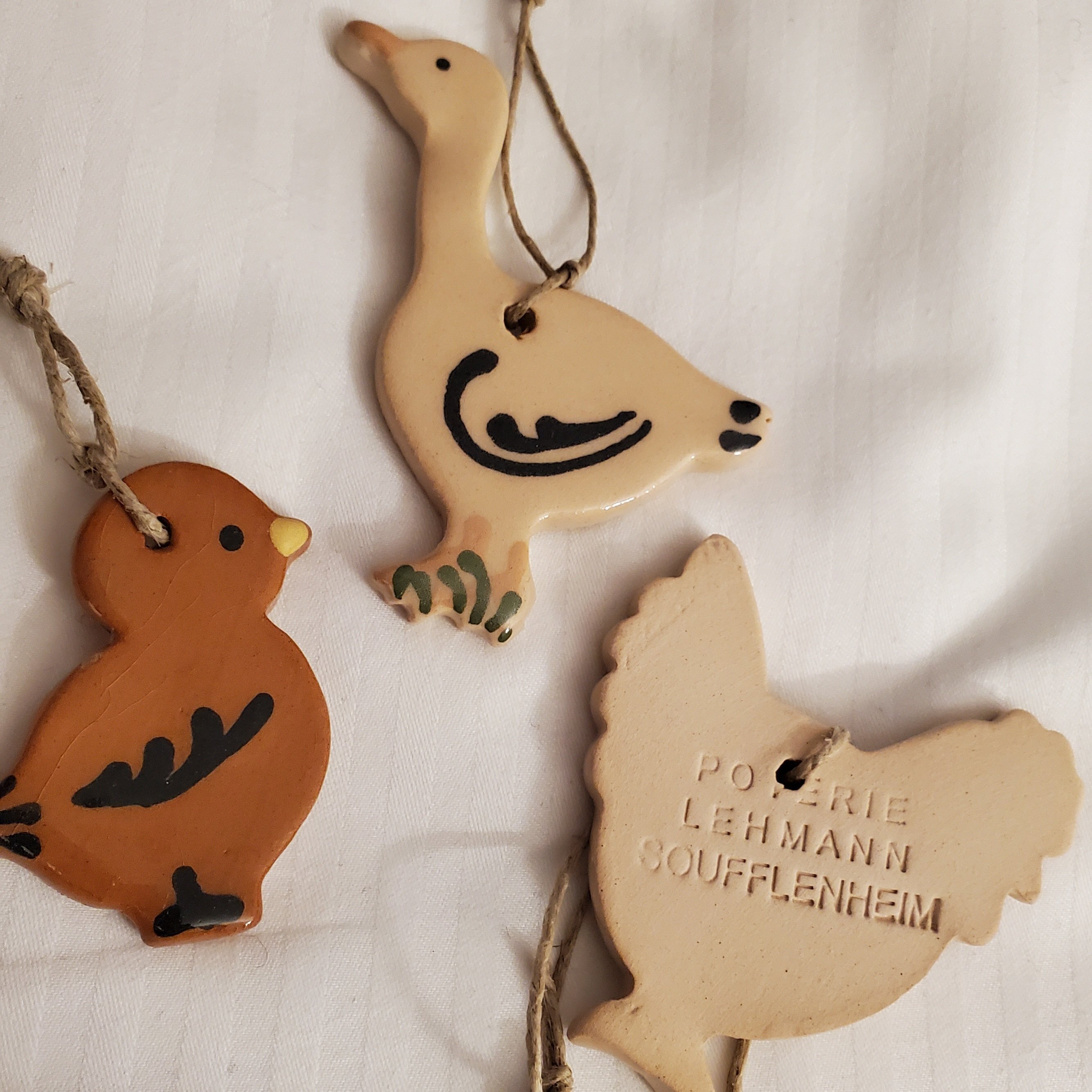 Strasbourgでスフレンハイム焼き（アルザス陶器）のクリスマス