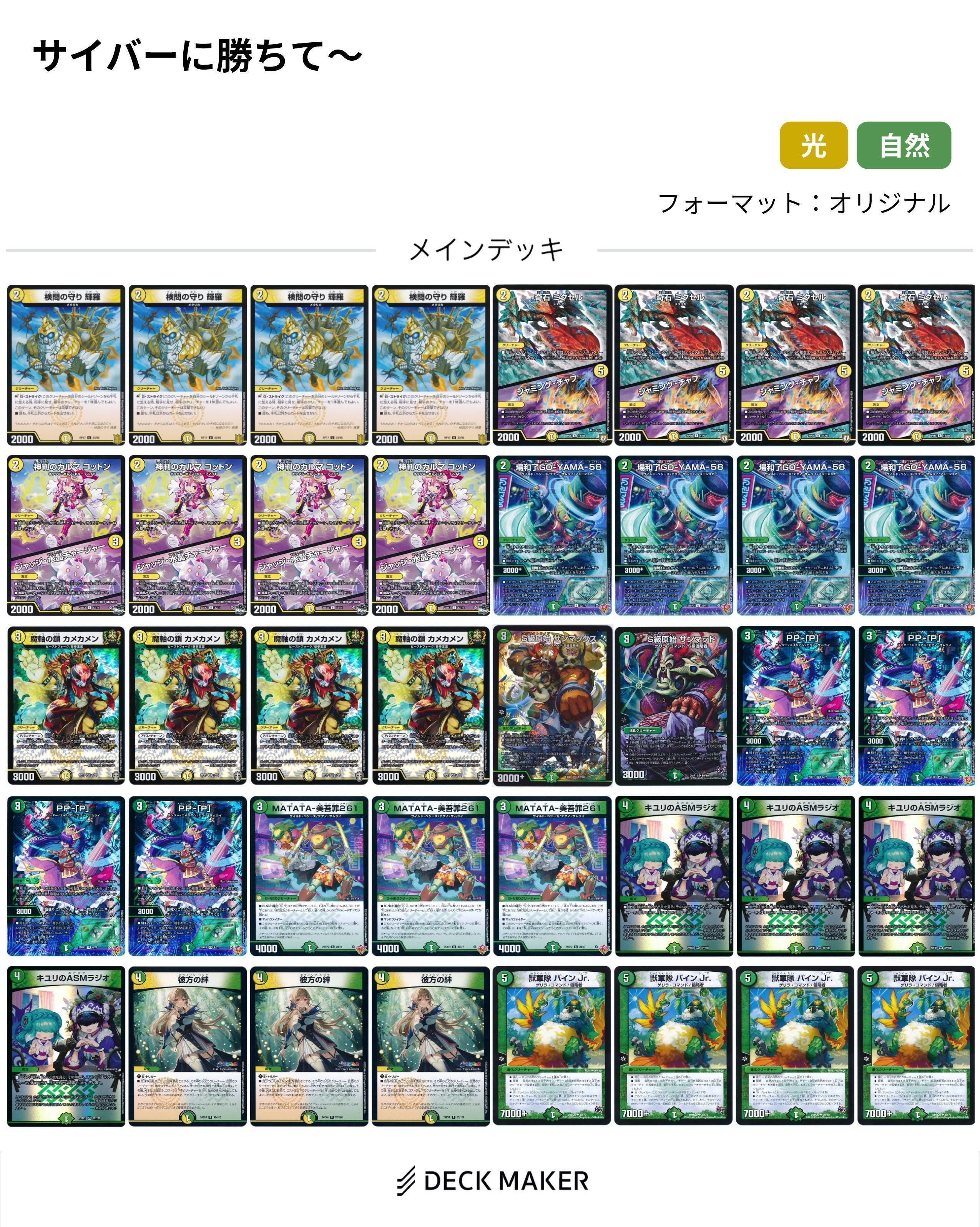 デュエマAdvent Calendar2025」裁6日目『全人類デッキを組め』｜スライ無