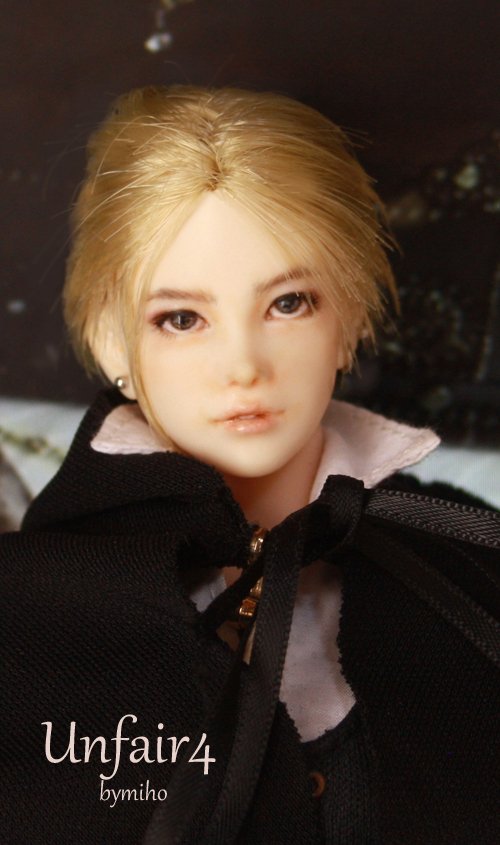 1/6カスタムドールヘッド☆UNFAIR4☆bymiho☆六分の一男子図鑑☆エイト