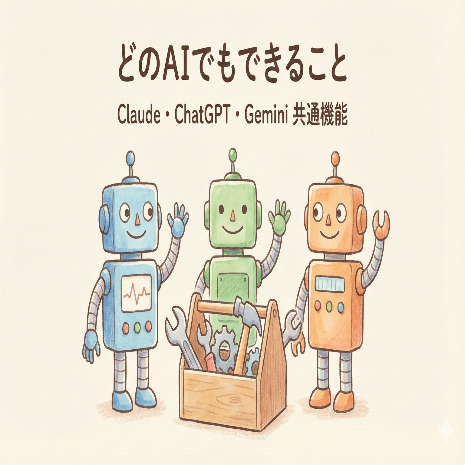 No.2 AIの始め方 完全ガイド （AI本体でできること）｜あき / 明石AIサポーター