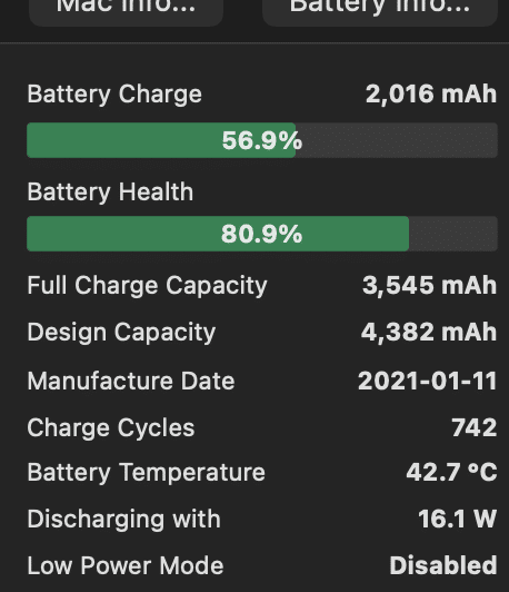 MacBook】なんだかバッテリーの減りが異常に早くないか…？【交換費用