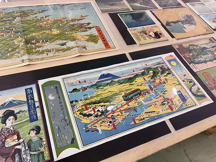 鳥瞰図絵師・吉田初三郎展（福岡市）終了｜益田啓一郎