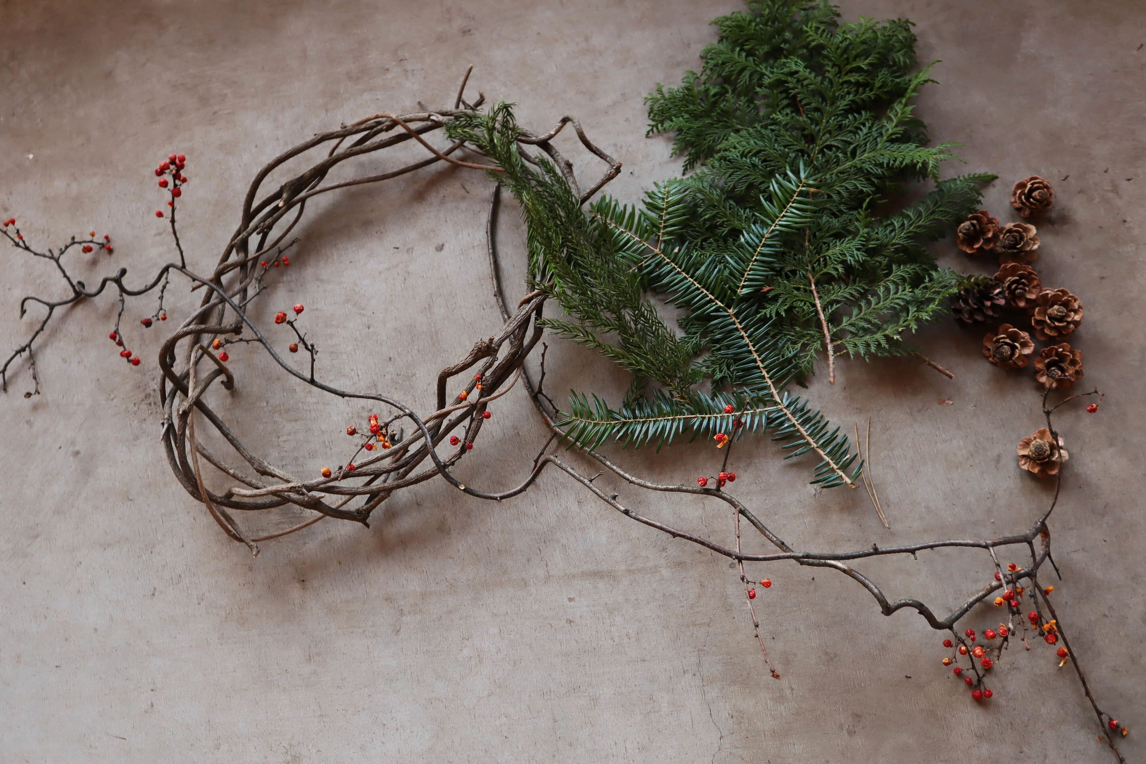 森と暮らし事典】冬を彩る森のクリスマスリース｜やまとわ｜森をつくる