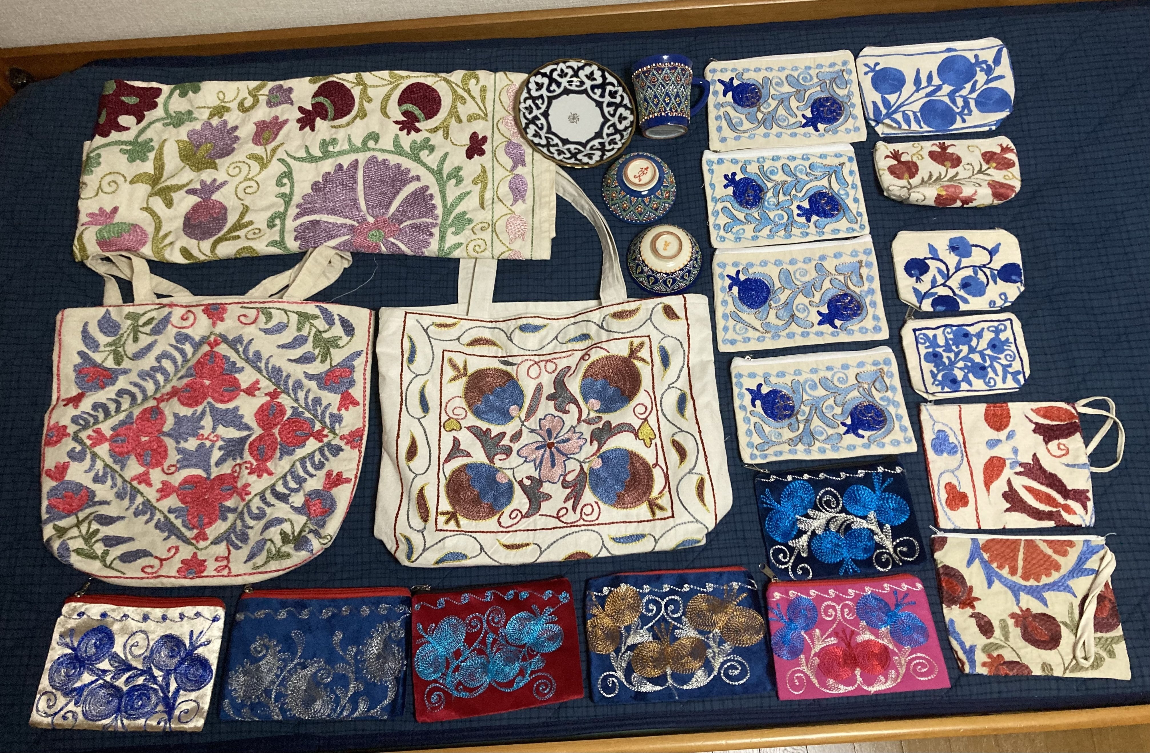 ウズベキスタン刺繍布スザニ｜値段・デザイン・インテリア活用法を旅行