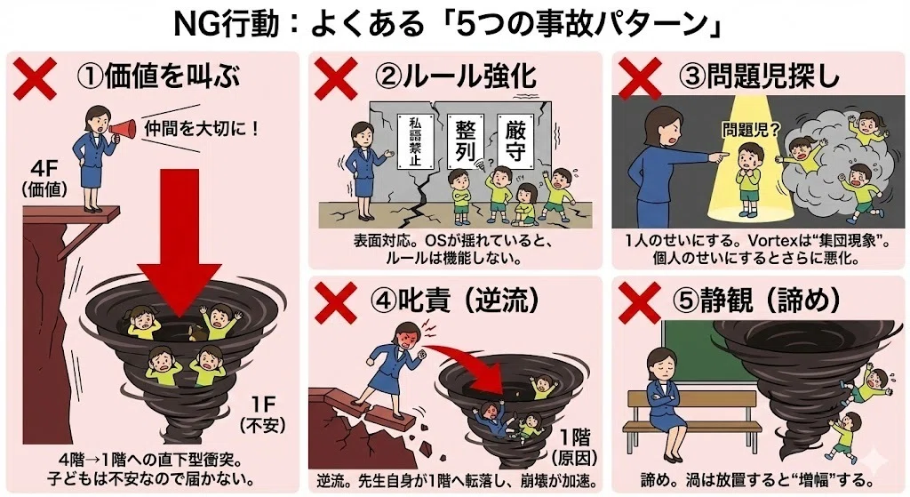 【希爆通信|Why革命編|第10号】Why × 学級崩壊—— まとまらないクラスの『安全OSの渦』をどう読むか?★難易度:★☆☆☆☆(今日から ...