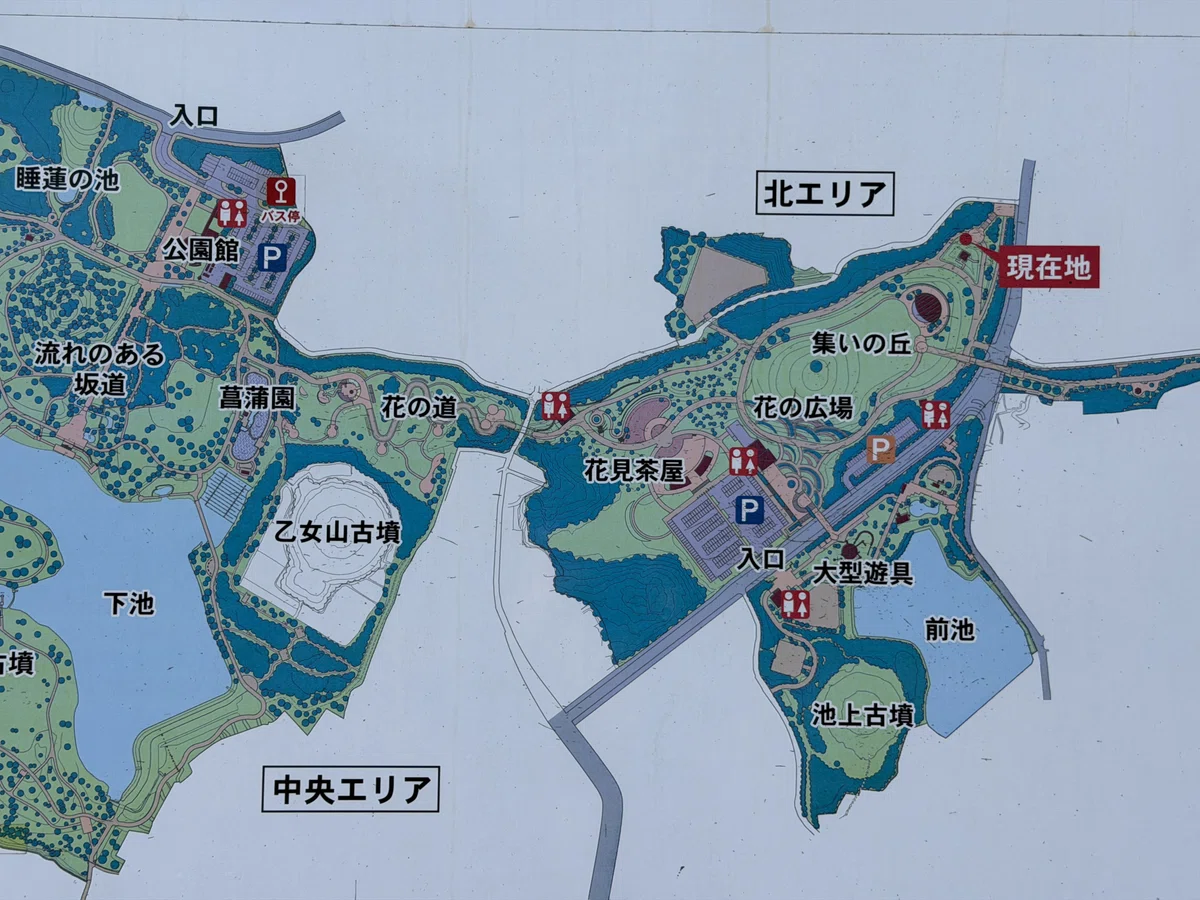 馬見 丘陵 公園 北 エリア