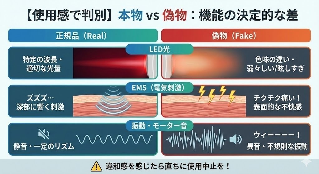 ブライト（Brighte）エレキブラシプラスの偽物はここを見る！写真で