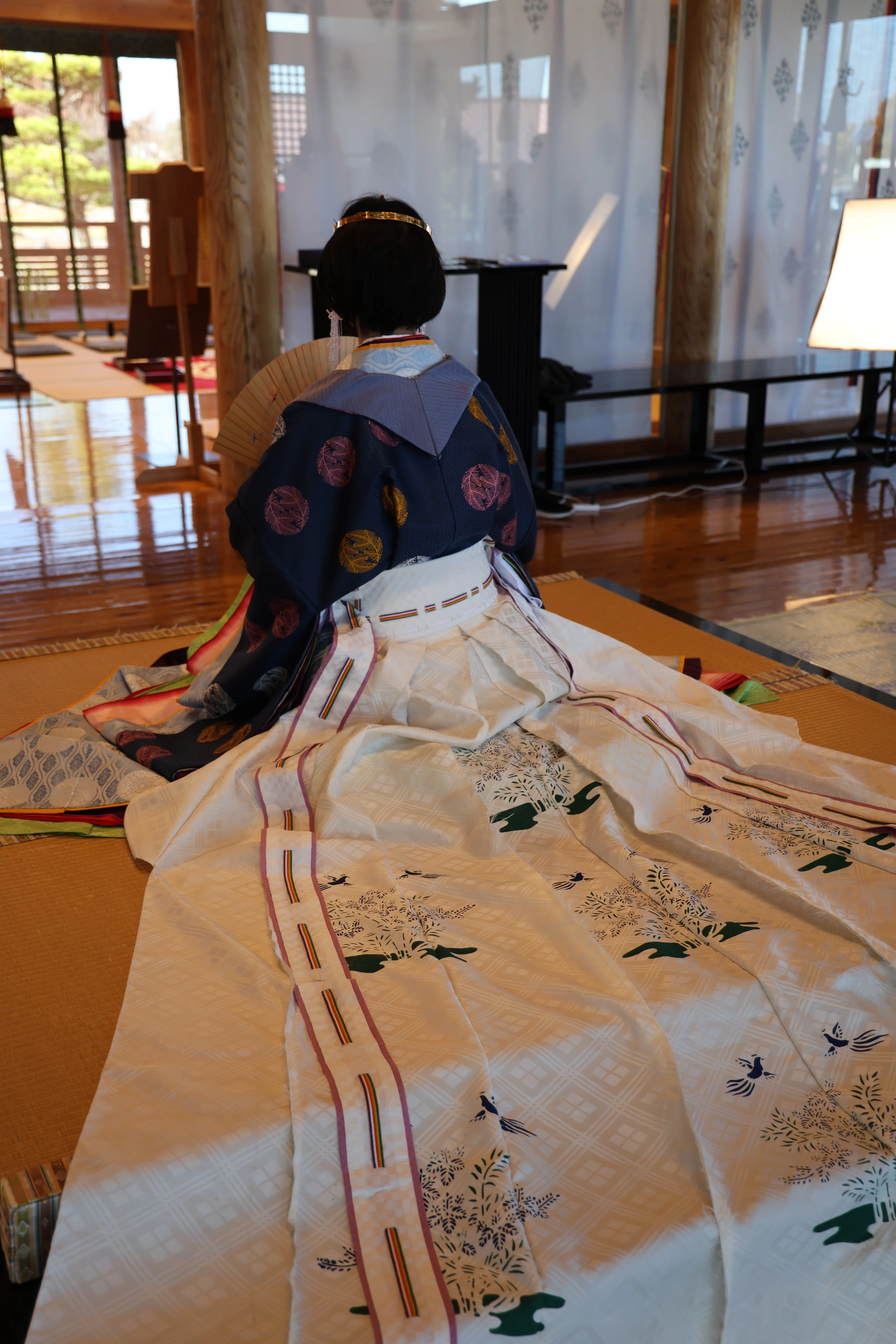 平安装束体験に行きました｜稲麻竹葦