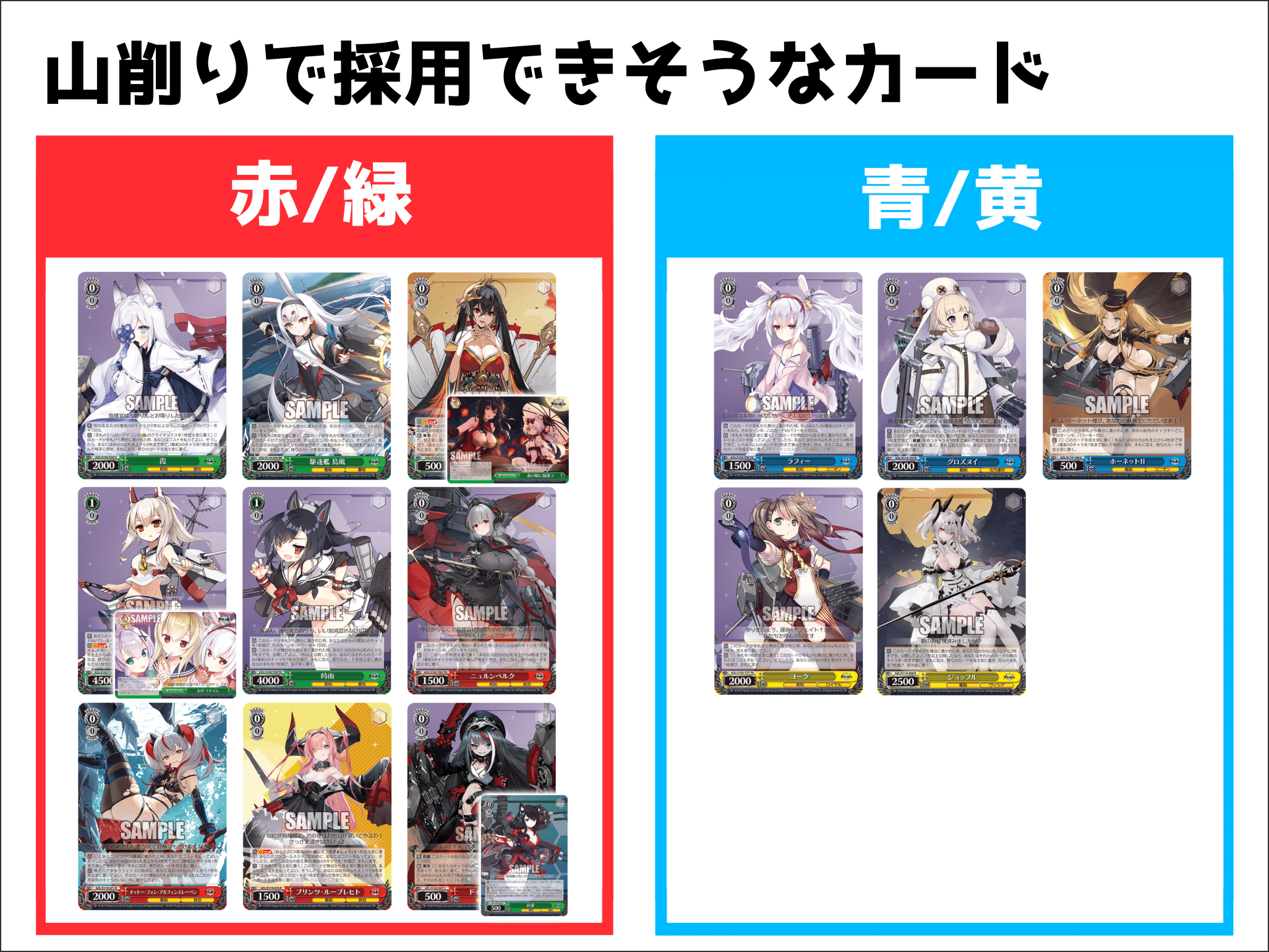ヴァイス アズレン 7電源1枝 デッキ 7電源1枝アズレンちょっと使った感想｜もあいぞう○