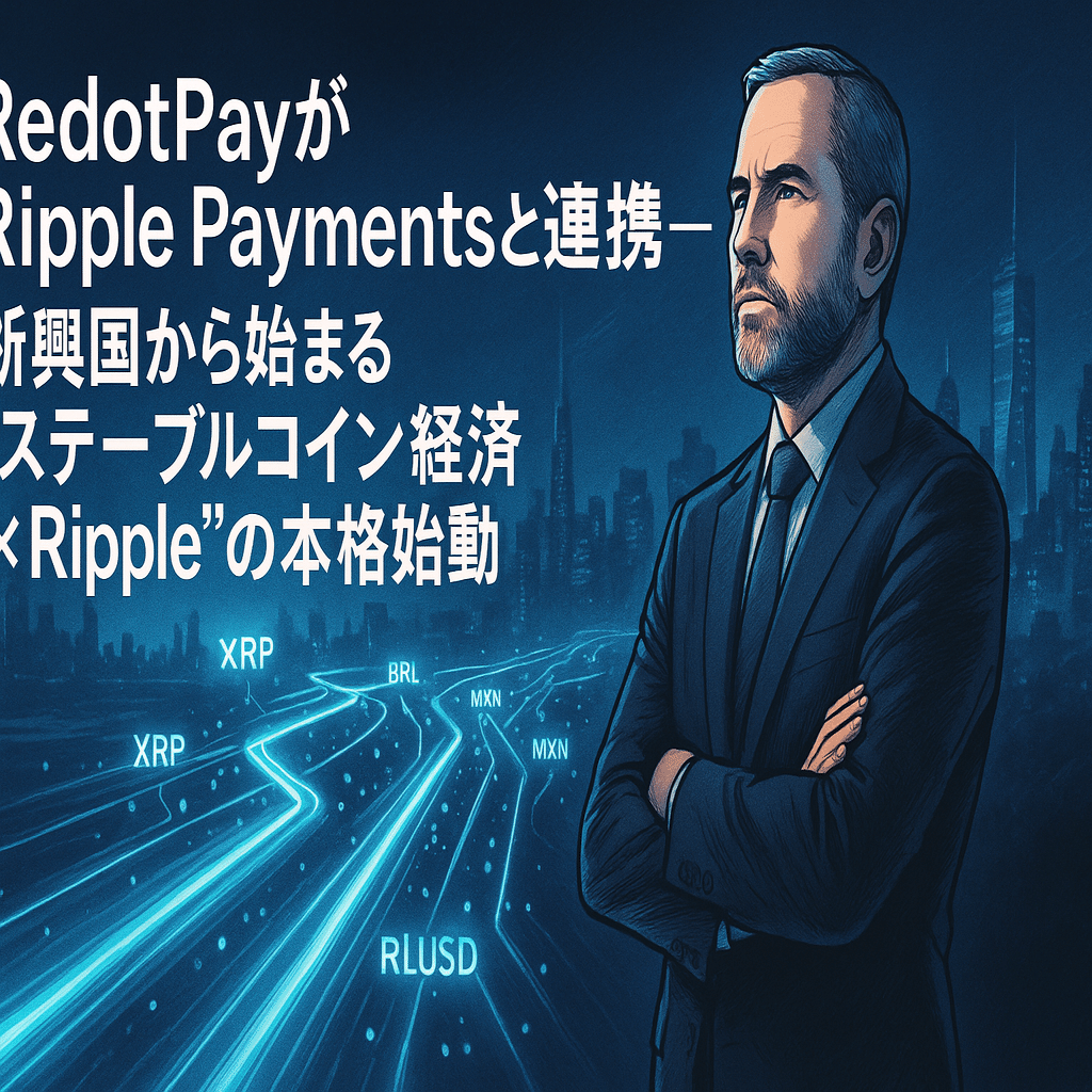 RedotPayがRipple Paymentsと連携──新興国から始まる“ステーブルコイン経済 × Ripple”の本格始動｜光本貴一｜XRP /  Ripple