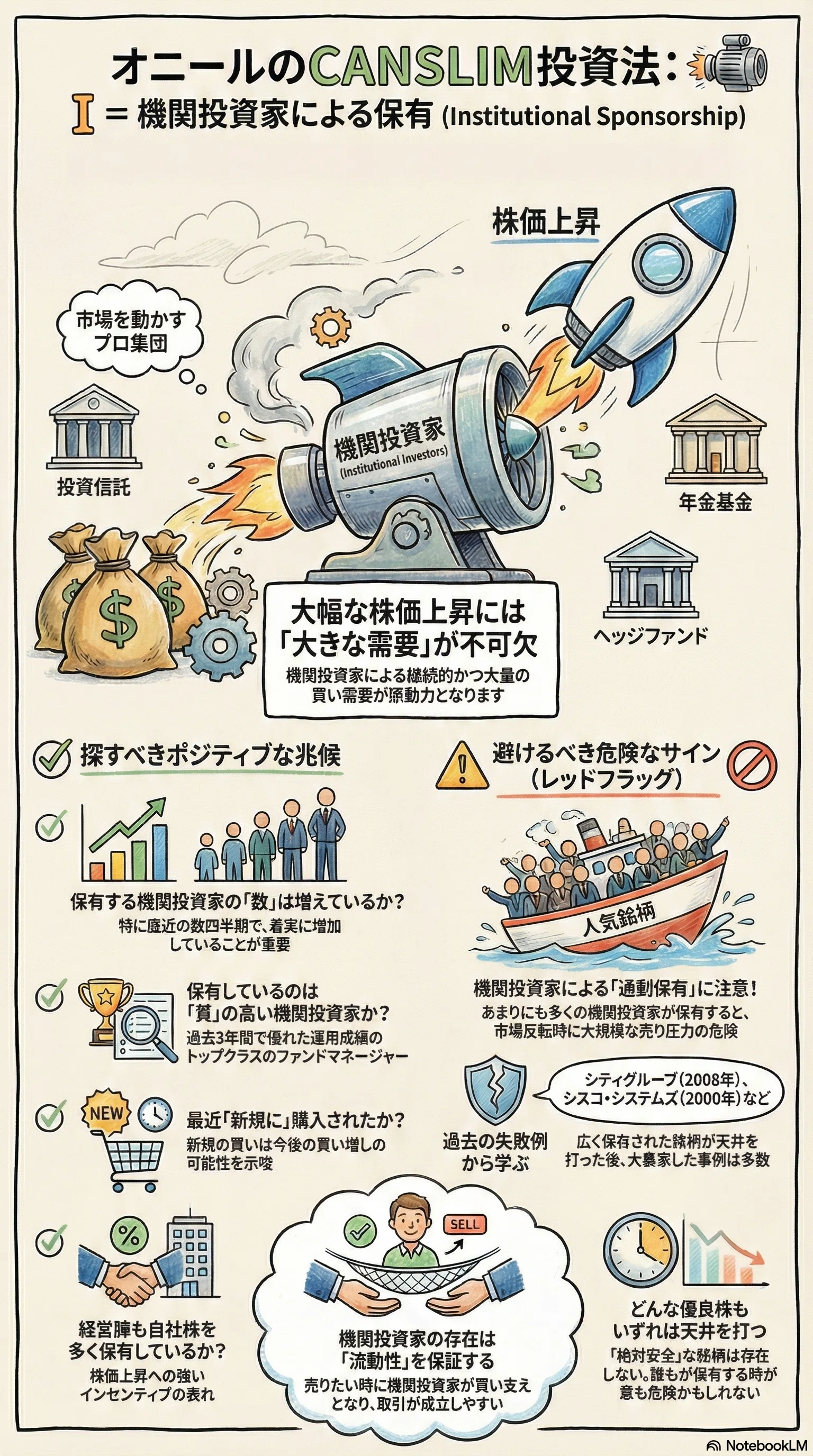 オニールの成長株発掘法」解説！伝説の投資法CANSLIMとは？大化け株