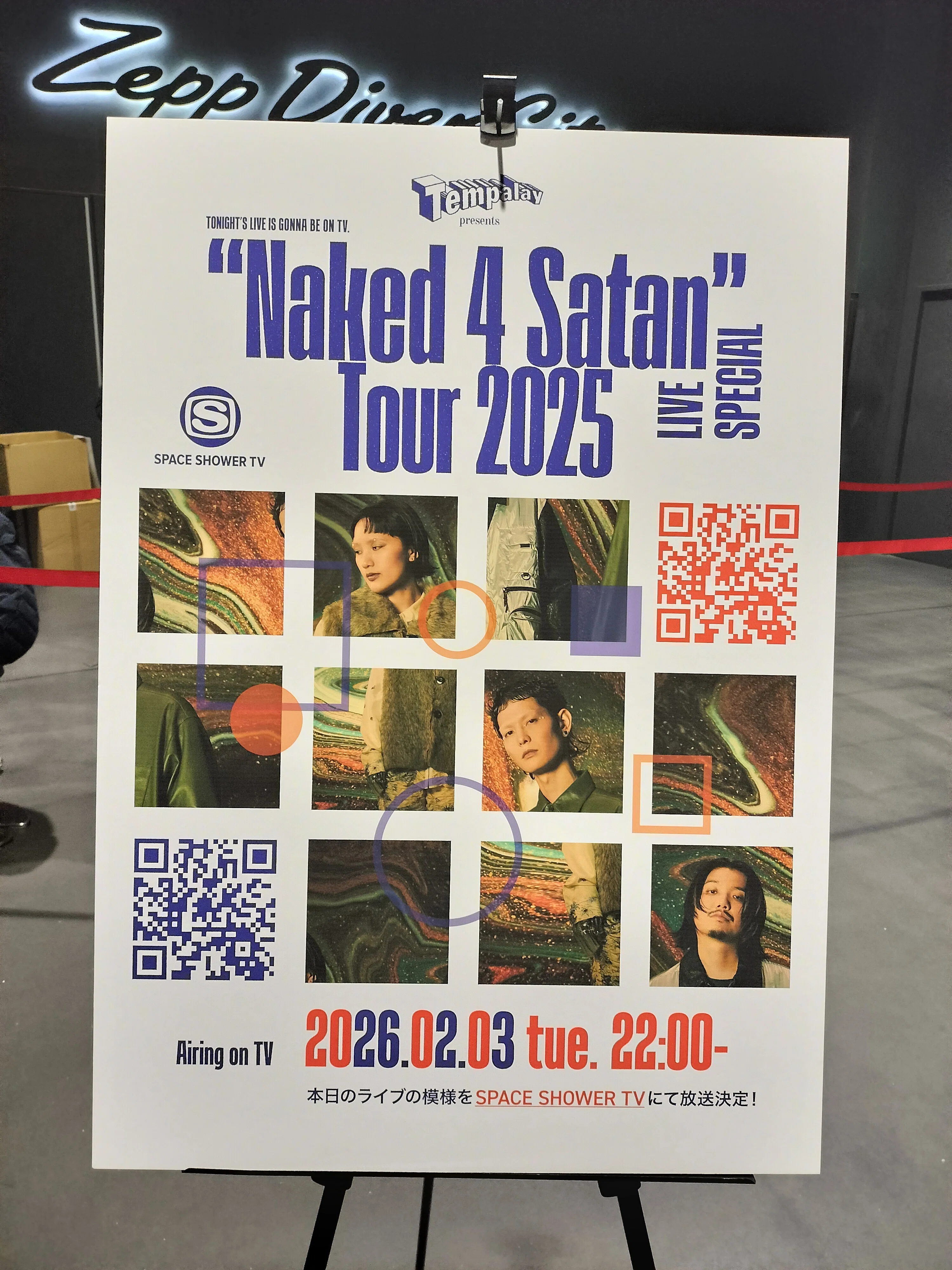 Tempalay ”Naked 4 Satan” Tour 2025(追加公演)の日記｜K