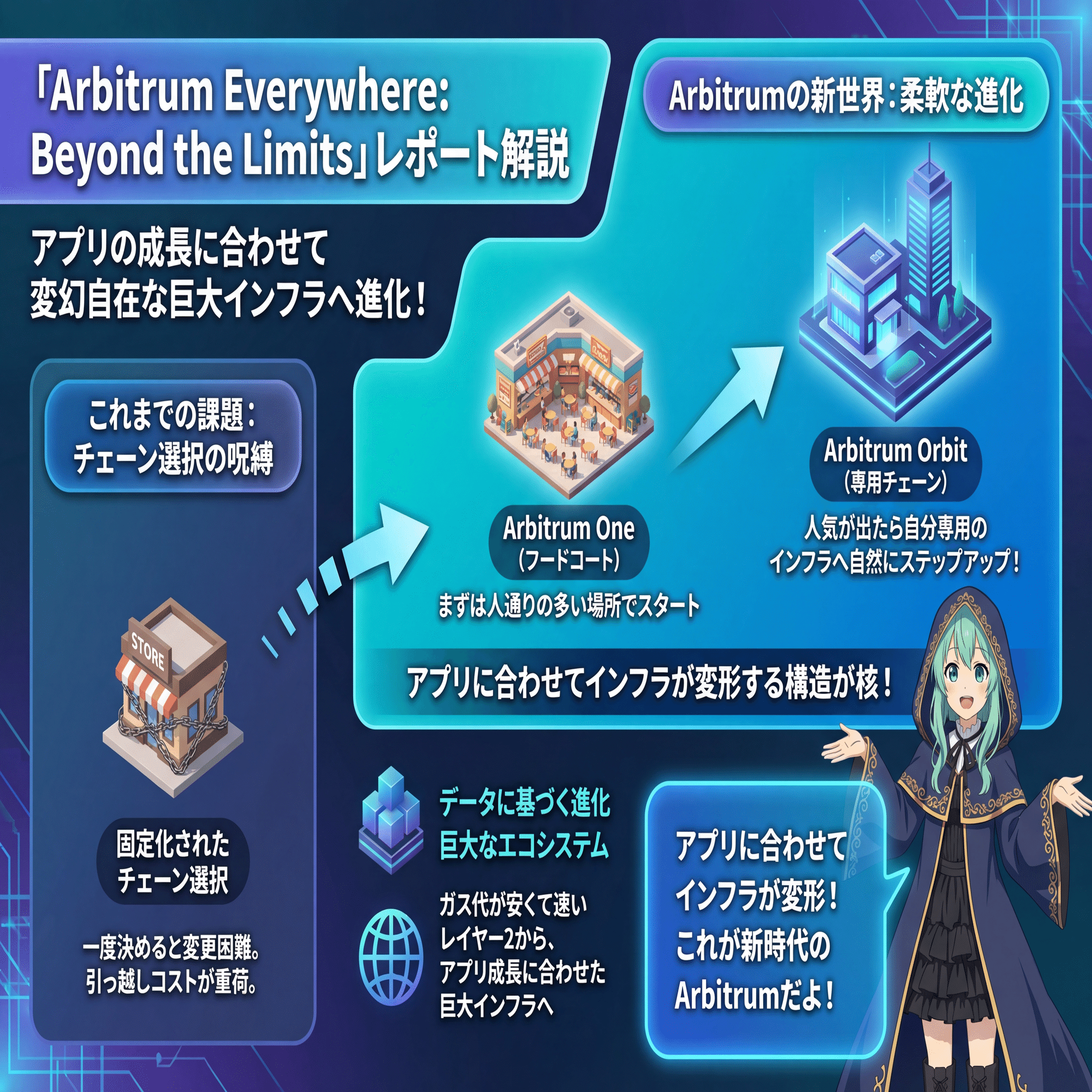Arbitrum Everywhere: Beyond the  Limits（アービトラム・エブリウェア：限界を超えて）を世界一分かりやすく解説！｜チビクロTV「Web3なるほど解説」ブログ