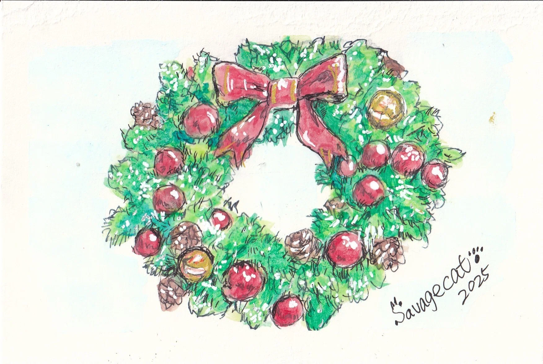 The Christmas Wreath of the Northern Forest｜本屋カフェ夢想堂