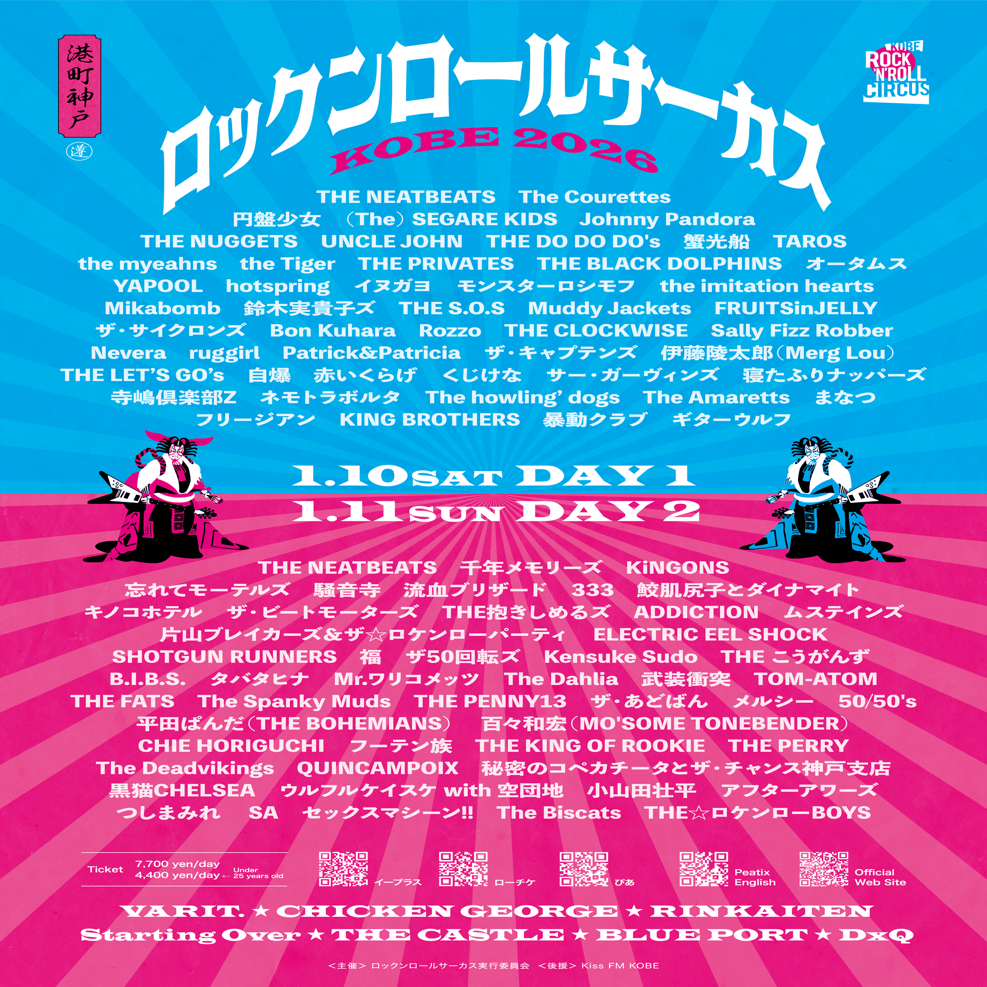 ロックンロールサーカス2026｜LIVE HOUSE KOBE VARIT.