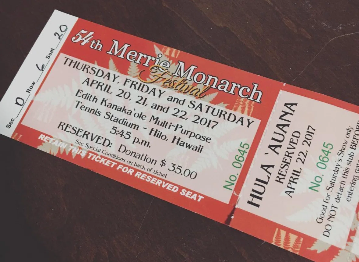 メリーモナーク チケット 指定席 MERRIE MONARCH FESTIVAL メリーモナーク チケット 指定席 MERRIE MONARCH FESTIVAL