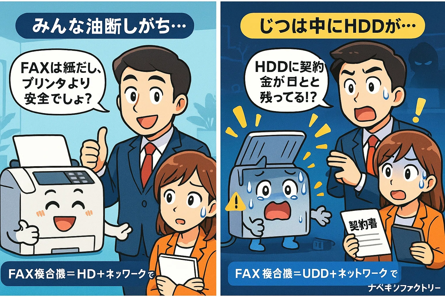 프린터보다 위험! 'FAX 복합기'에 숨겨진 정보 유출의 함정과 대책｜中古パソコン屋のナベキンファクトリー