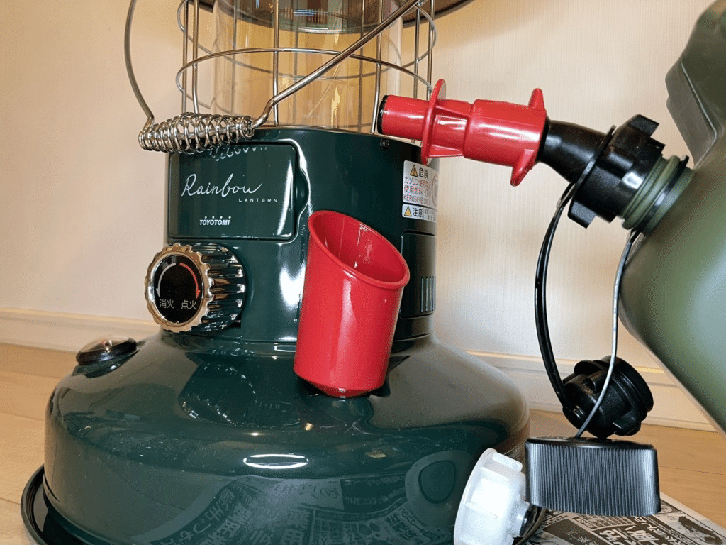 トヨトミのレインボーストーブRL251Gを冬キャンプ初心者が使ってみる
