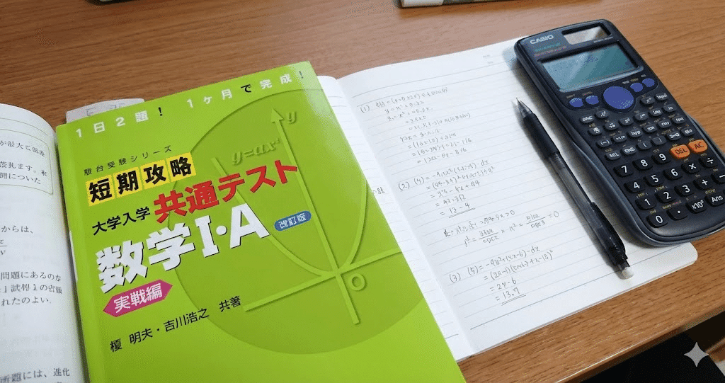 共通テスト数学対策】『短期攻略 大学入学共通テスト 数学Ⅰ・A実戦編