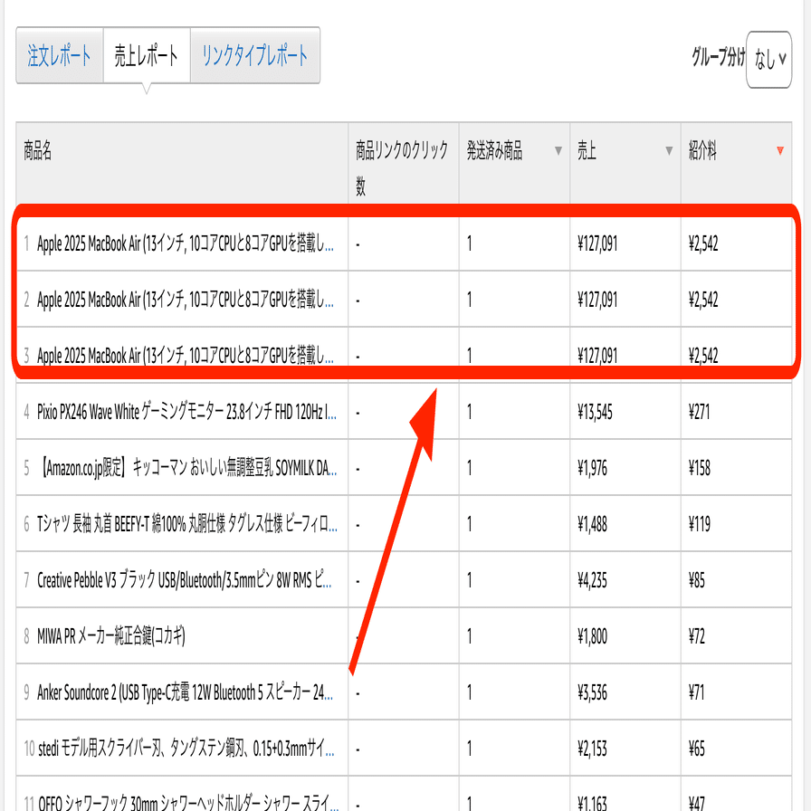 昨日のAmazonアフィが8654円だった！！｜とまじぃ@カジェオタNoter