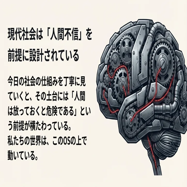 人間不信の社会OS」を「信頼」で書き換える〜教室で生まれた希望が