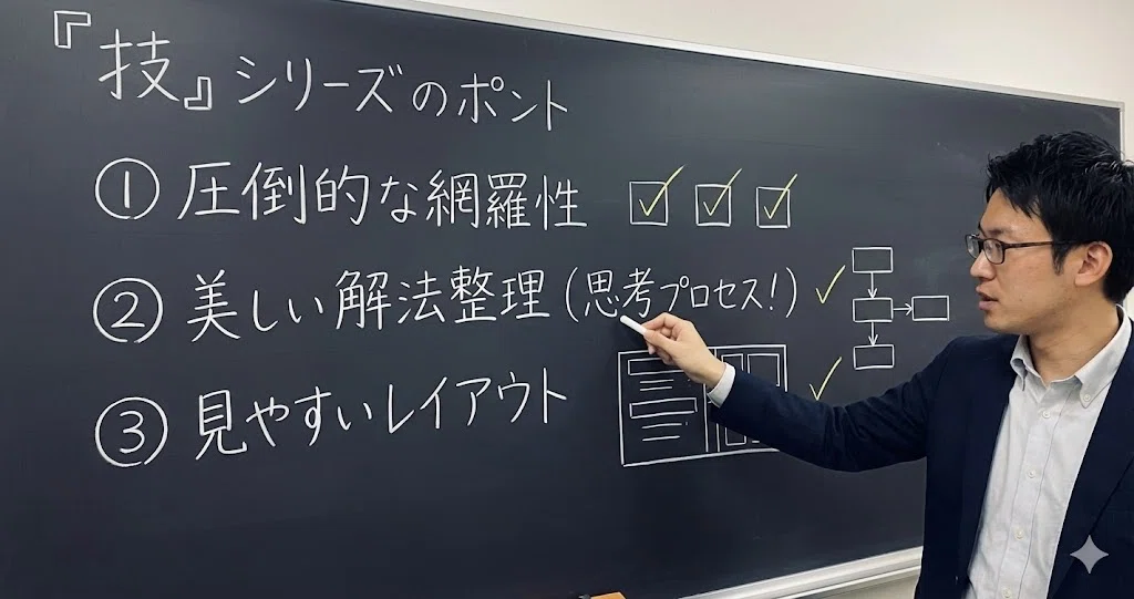 辛口レビュー】数学参考書マニアが徹底解説！この『技』シリーズは