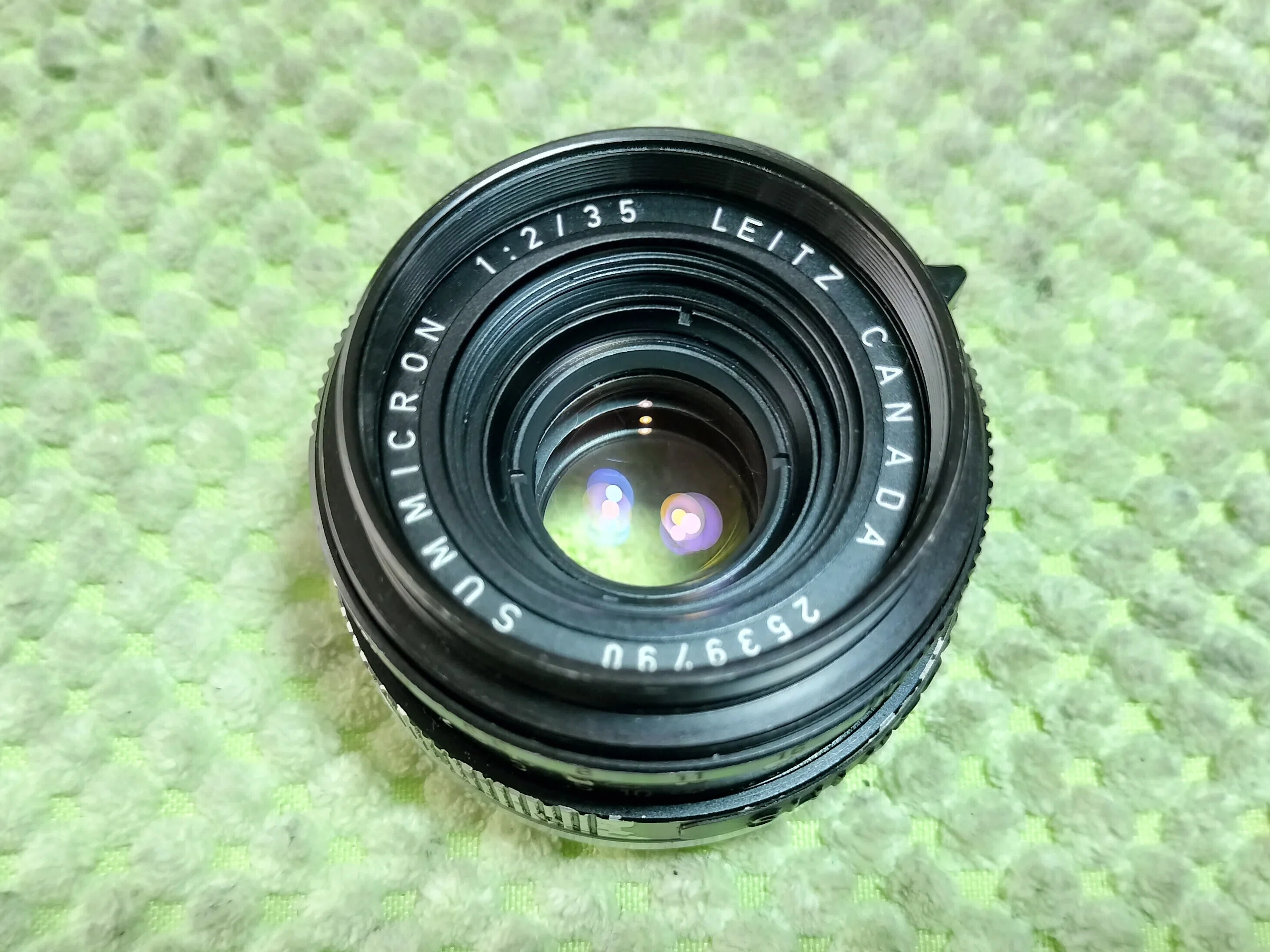 Leica Summicron 35mm F2 カナダ製 Mマウントの分解｜フィルムカメラ