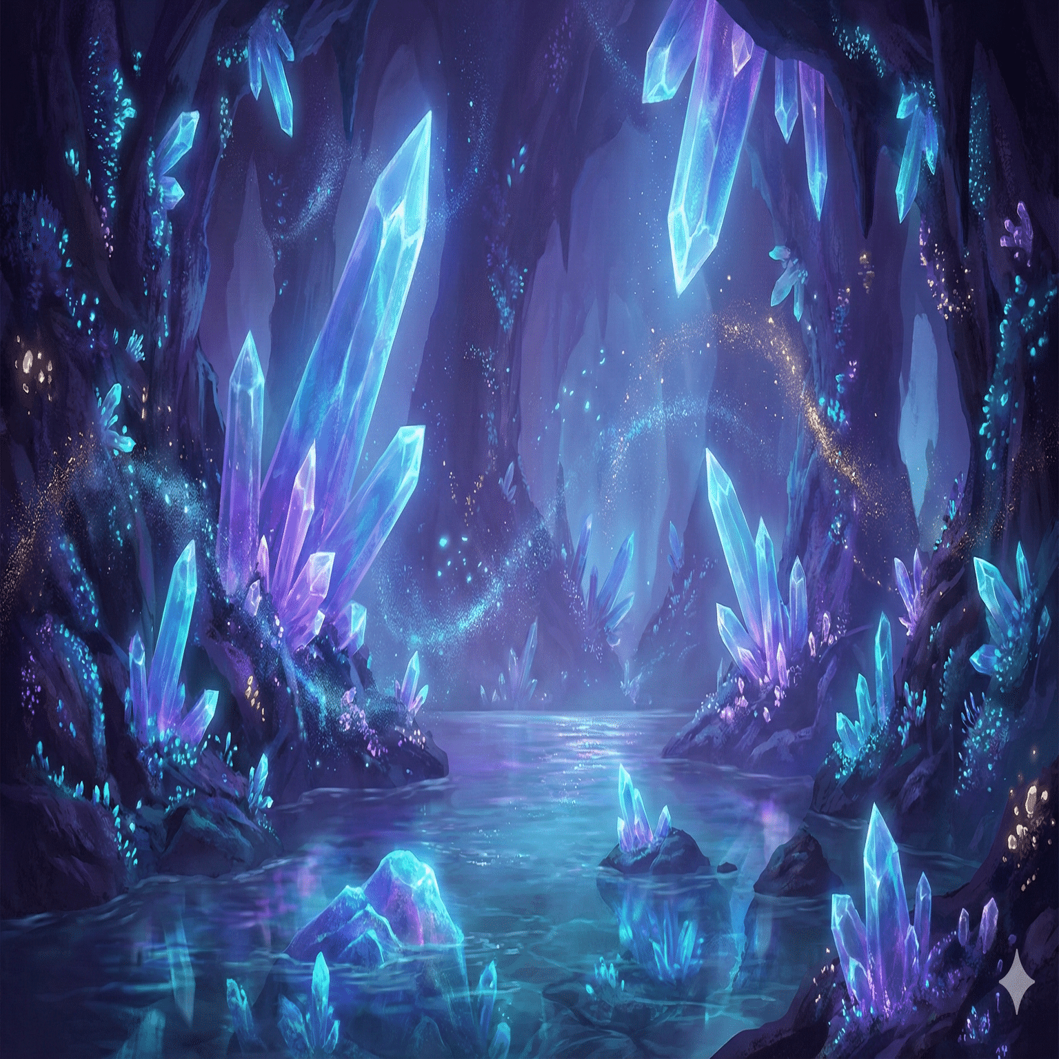 作品例】息をのむ美しさ。Geminiで作った「ファンタジー風景