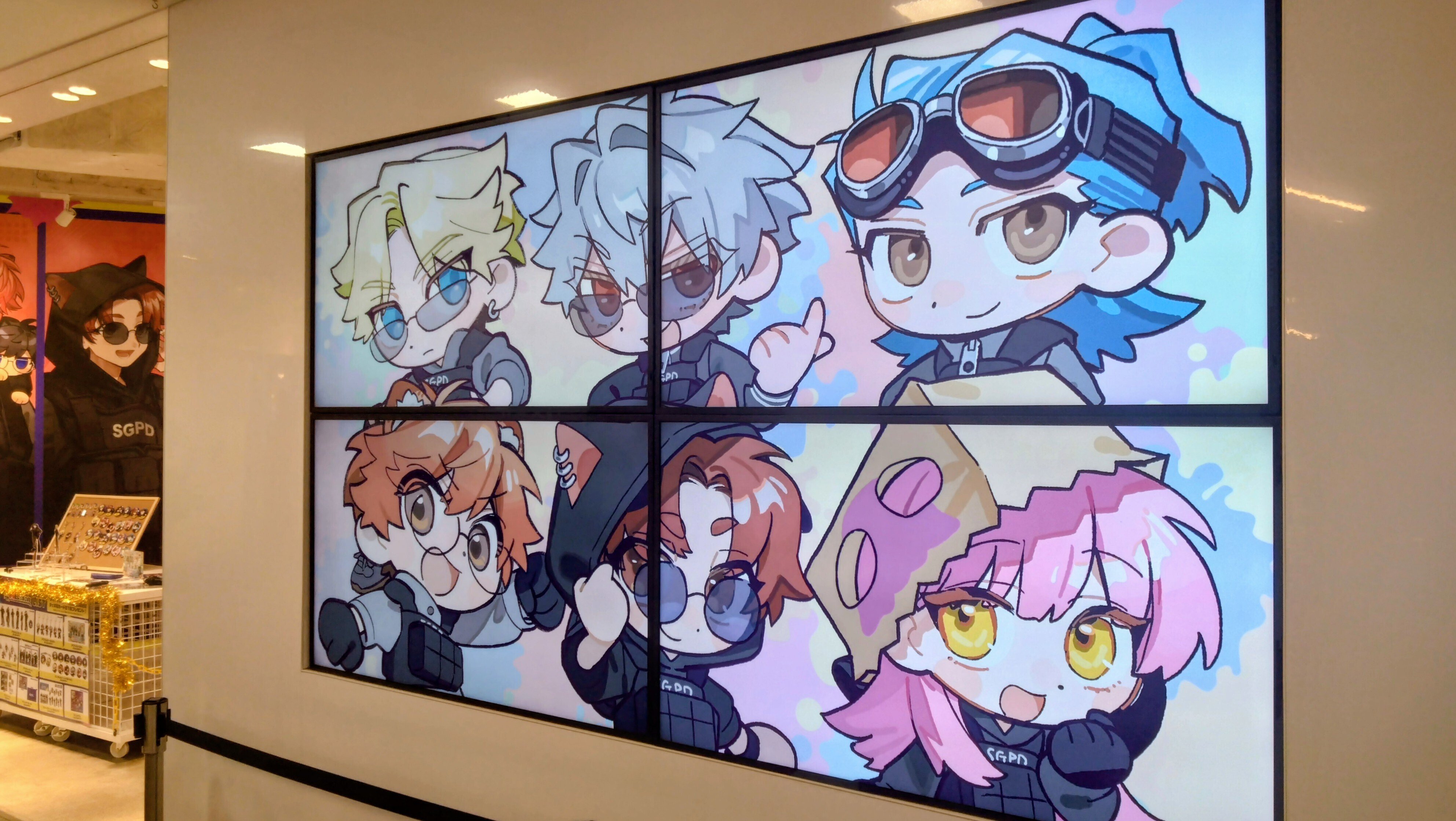 ストグラ SGPD 警察バディPUS サイン入り缶バッジ(犬上リオ) ストグラ SGPD 警察バディPUS サイン入り缶バッジ(犬上リオ) ストグラ