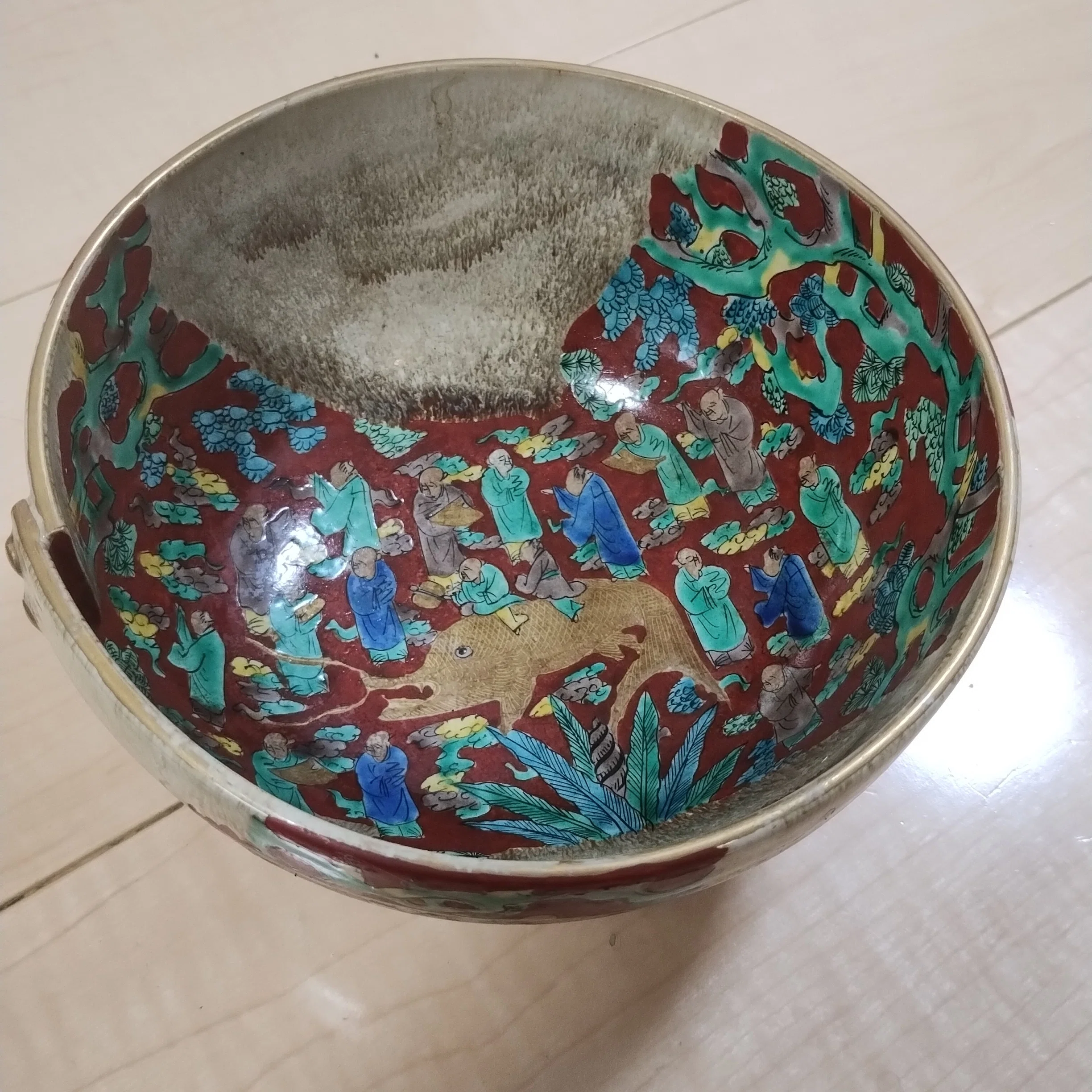 青木木米/陶製狸/共箱/古陶磁精密彫刻置物 - Yahoo!オークション 「青木木
