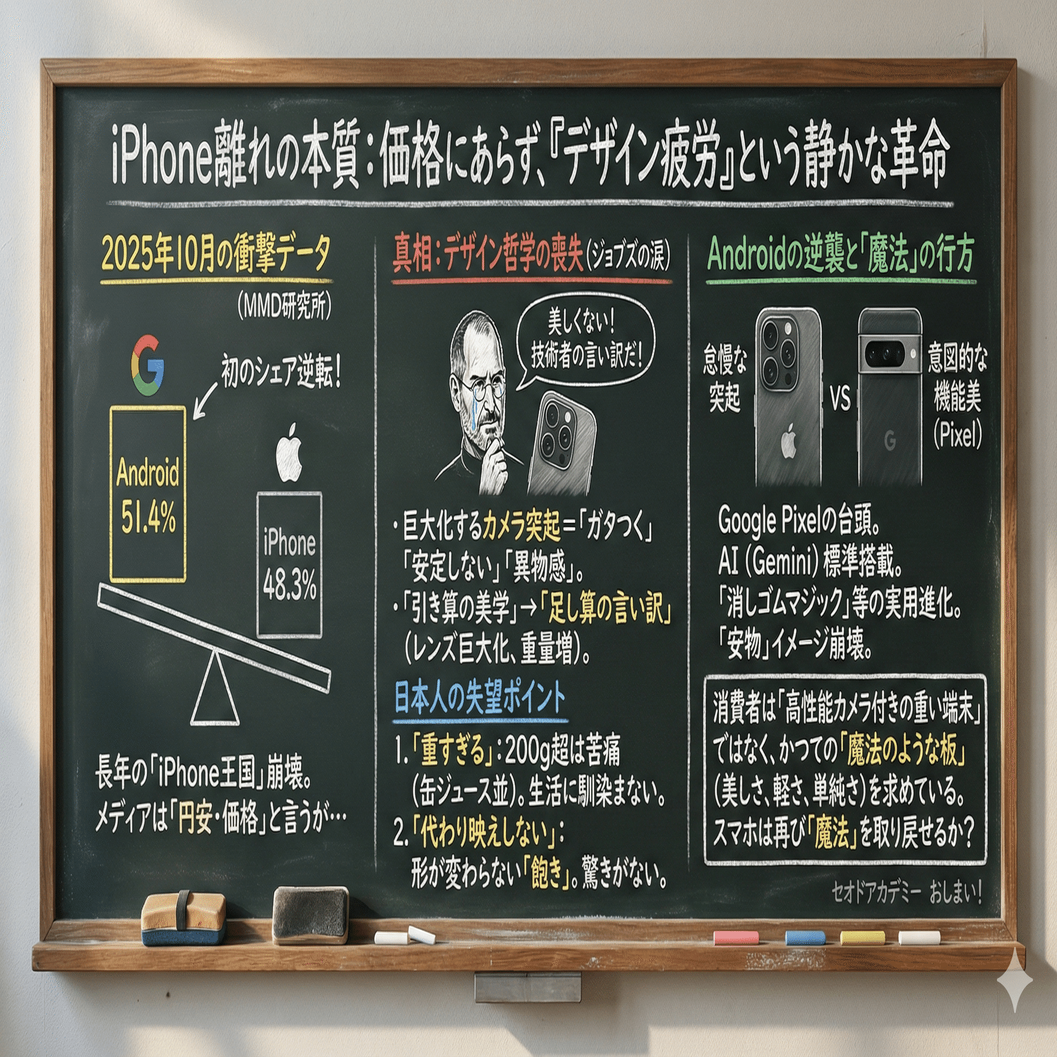 iPhone離れ」の本質は価格じゃない？「デザイン疲労」という静かな革命