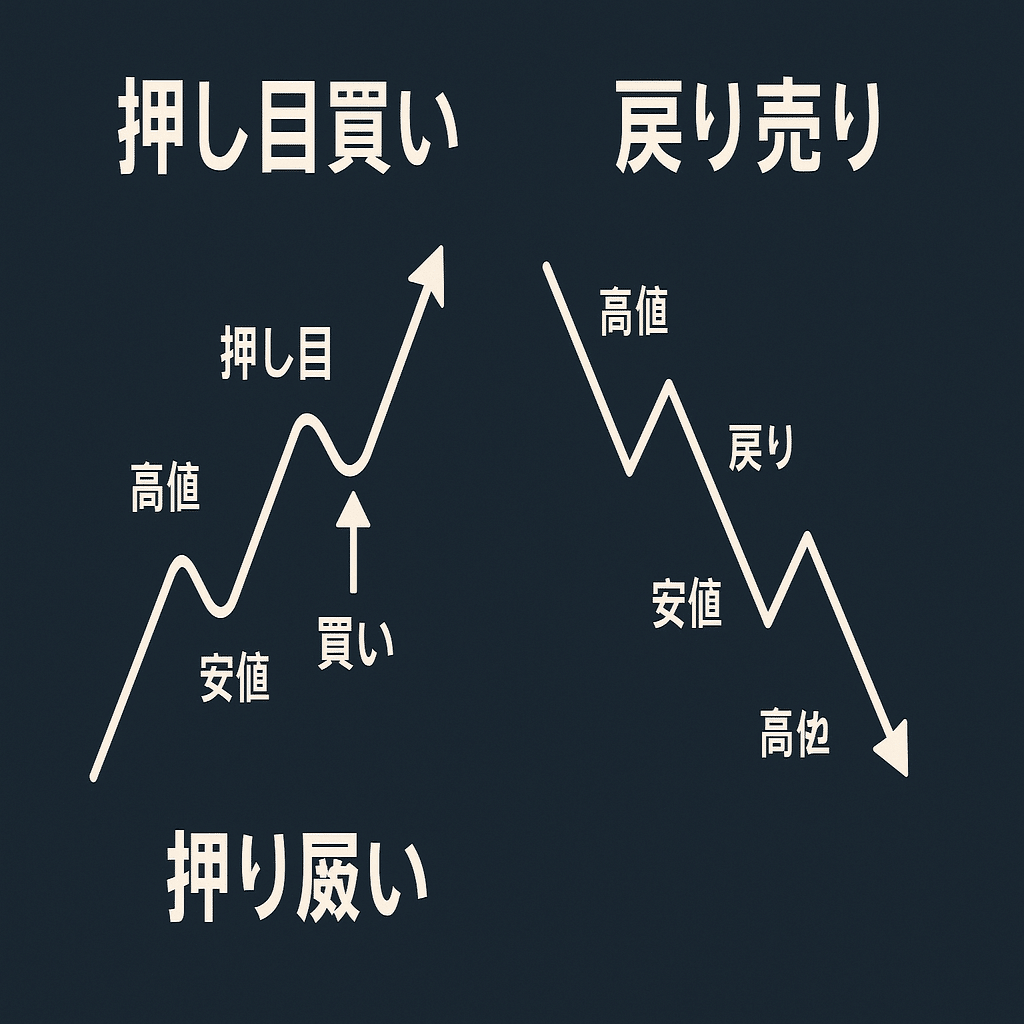 FX初心者4日目】勝ちやすい“押し目買い・戻り売り”はこの形だけ覚えればOK｜プライムチャートメソッド
