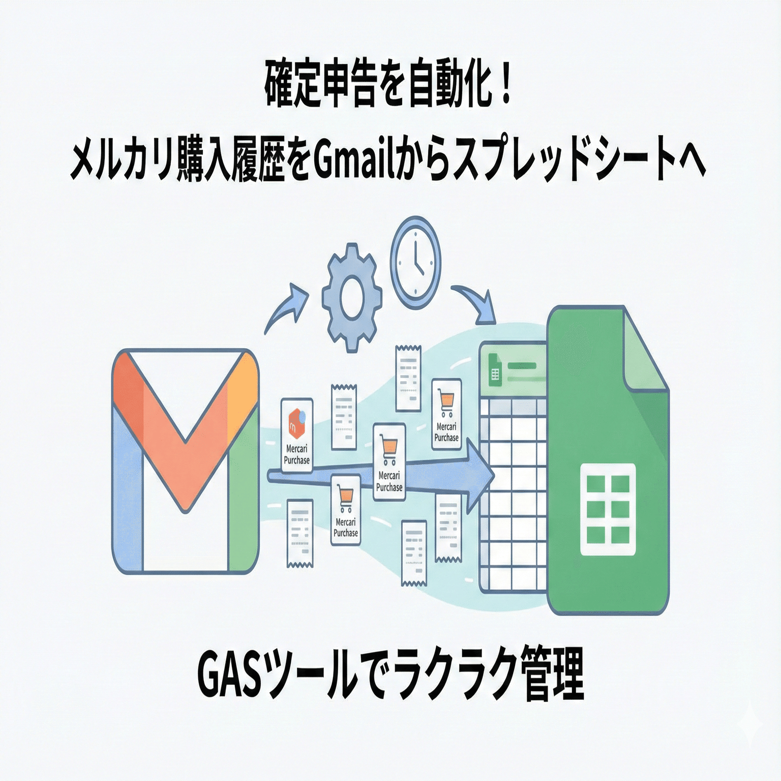 取引リストが秒で完成】メルカリ購入履歴を自動抽出するツール｜たける｜GAS職人の効率化術